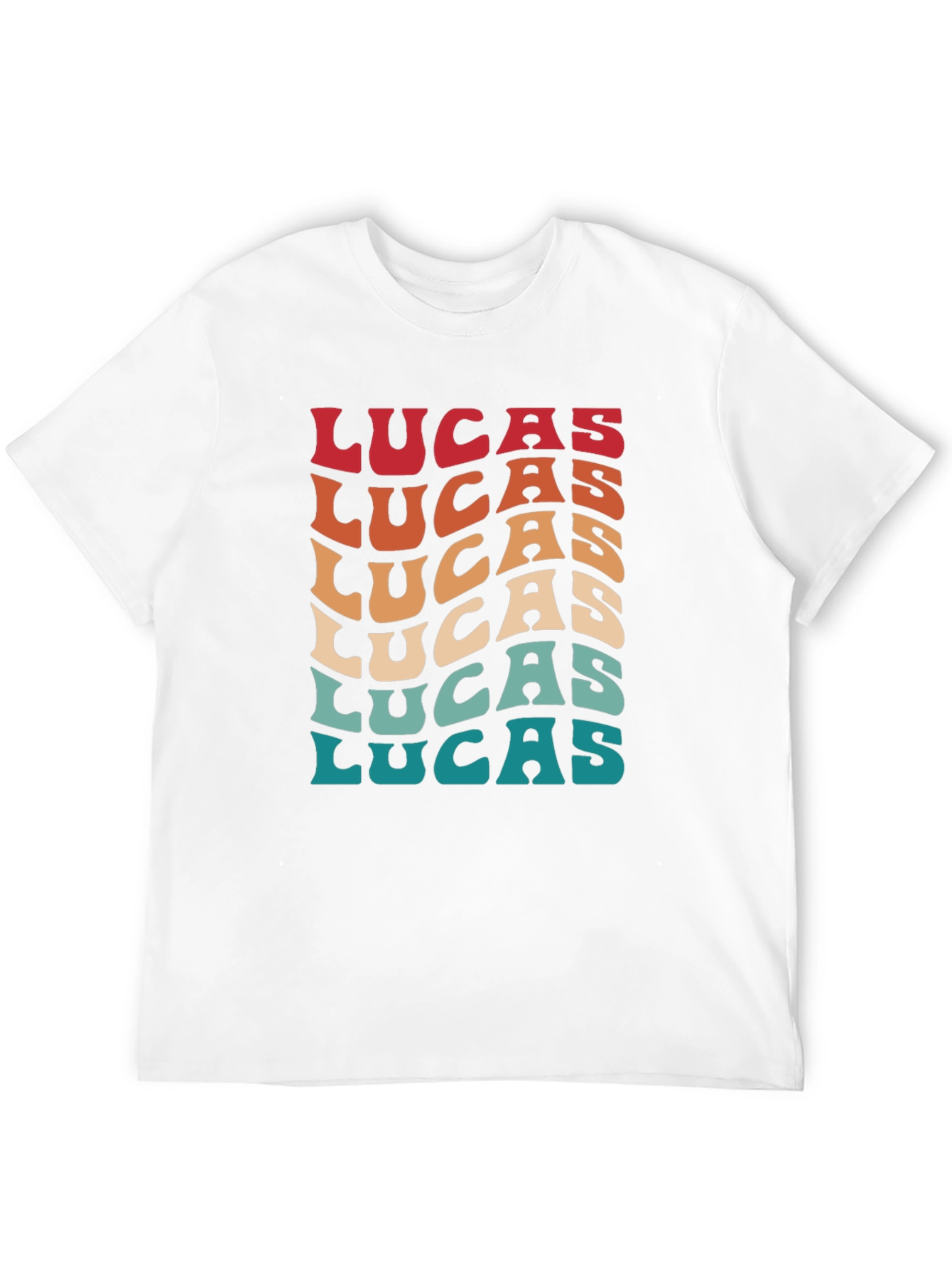 Retro Lucas T-Shirt - Personalized Name Tee