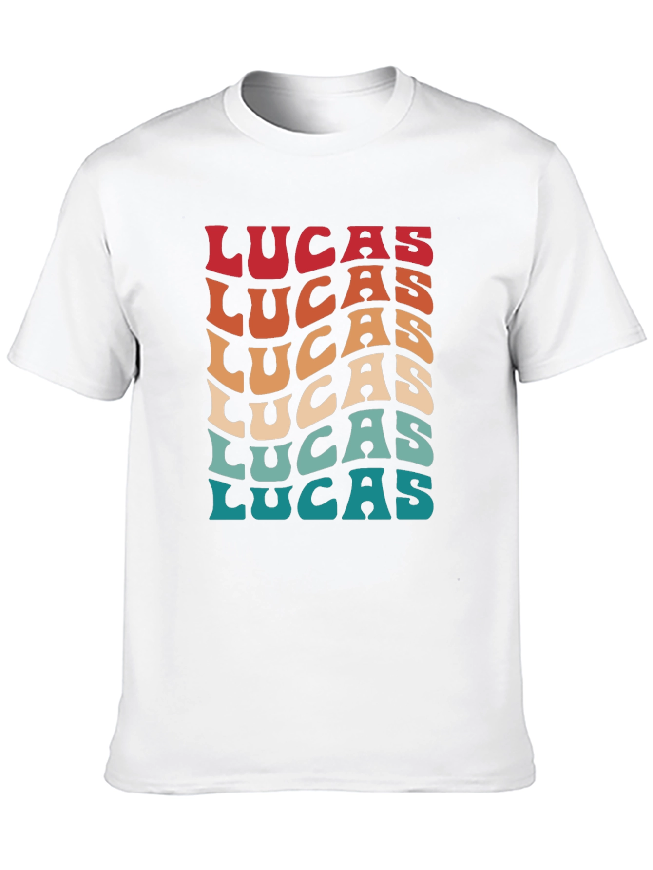 Retro Lucas T-Shirt - Personalized Name Tee