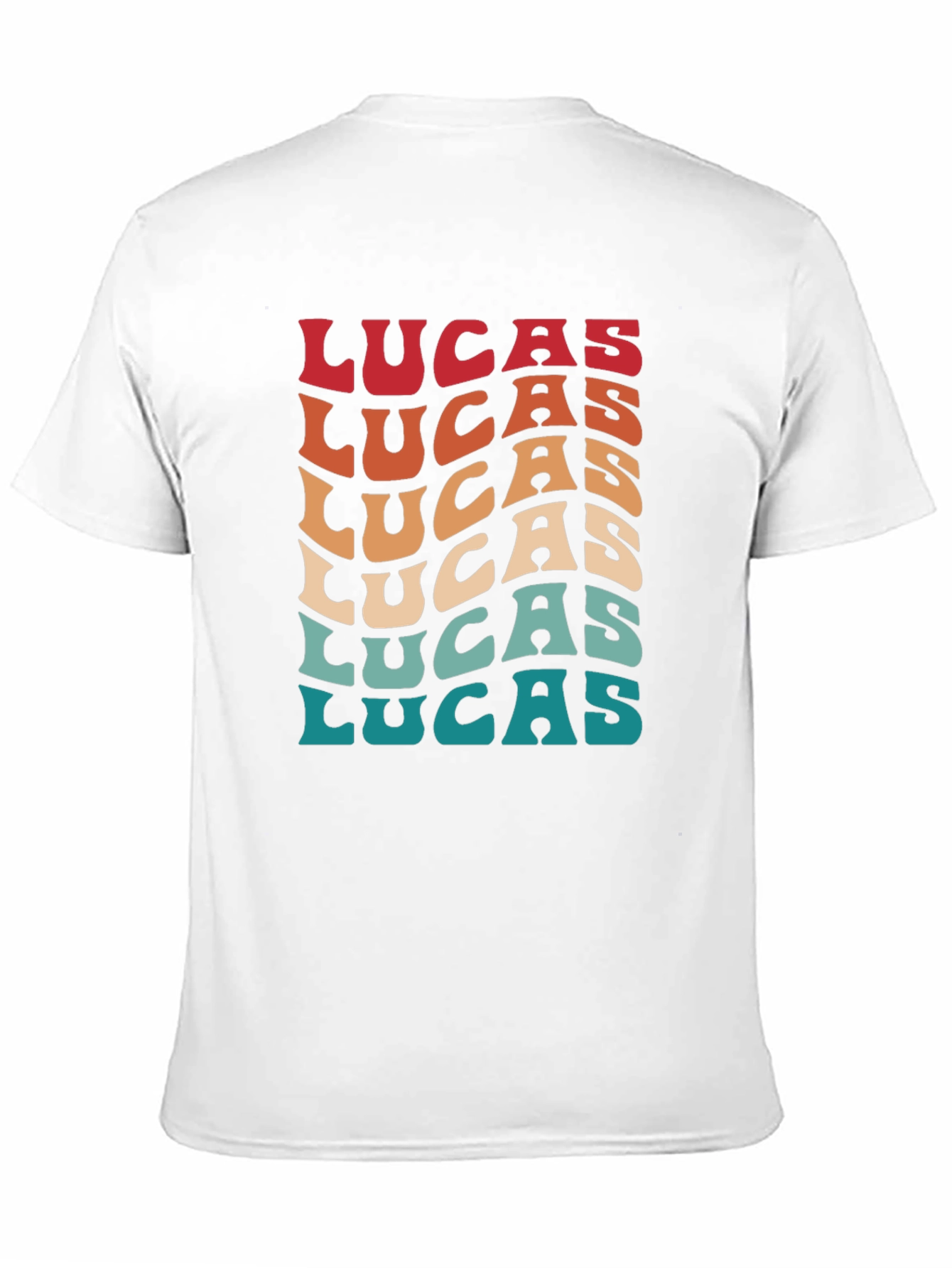 Retro Lucas T-Shirt - Personalized Name Tee