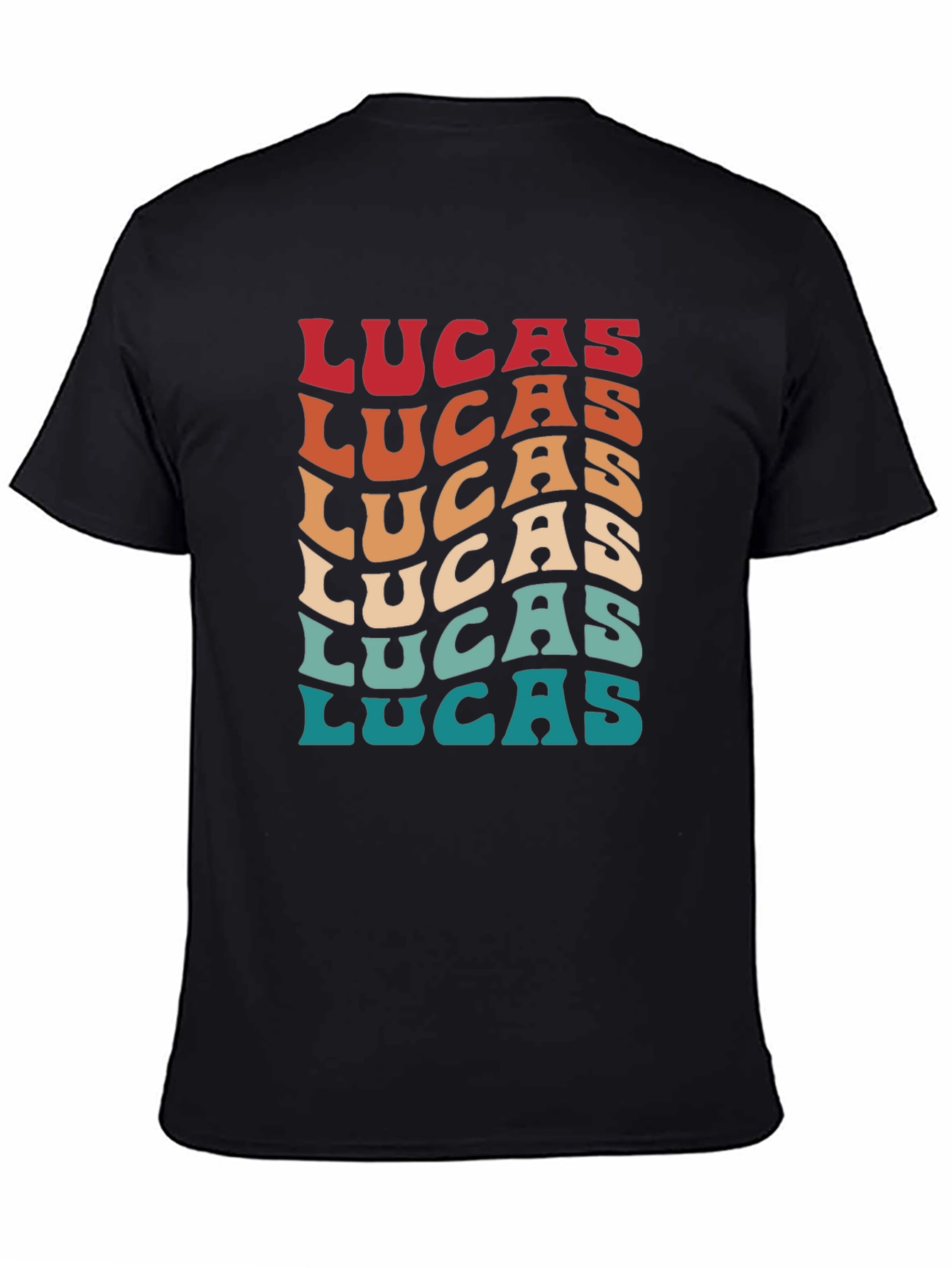 Retro Lucas T-Shirt - Personalized Name Tee