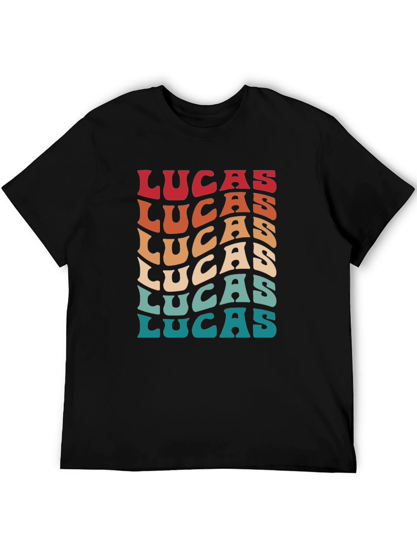 Retro Lucas T-Shirt - Personalized Name Tee
