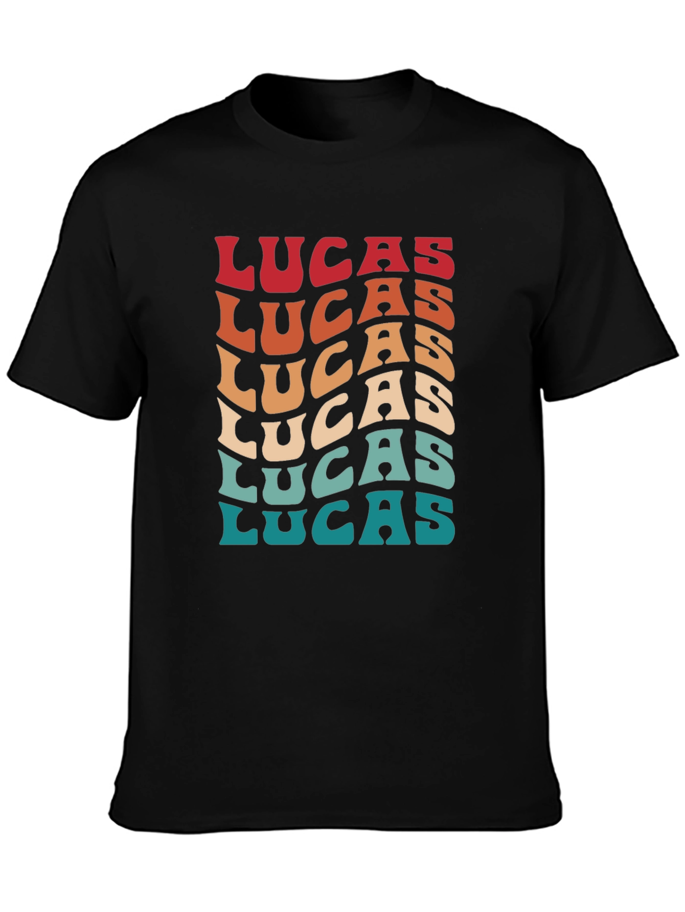 Retro Lucas T-Shirt - Personalized Name Tee