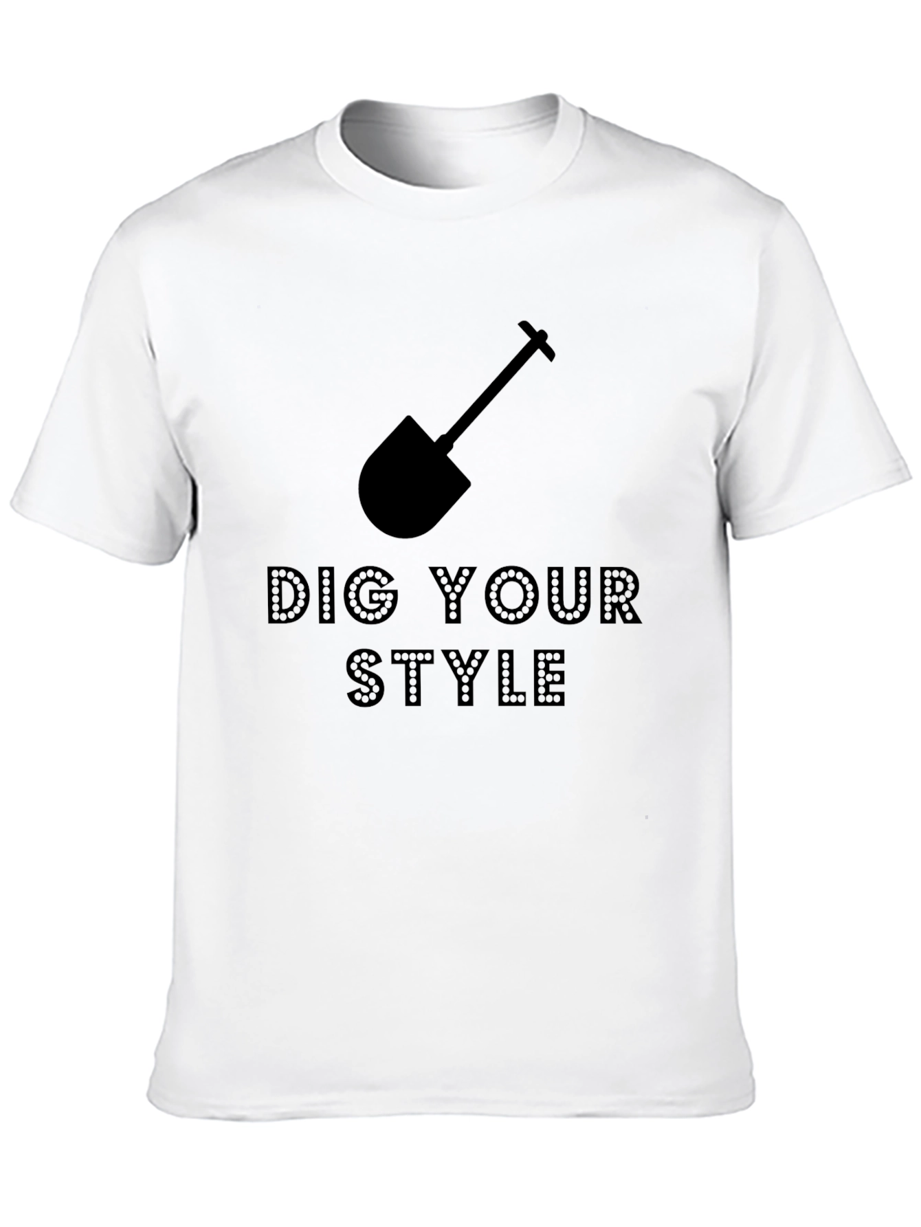 Dig Your Style Black Graphic Tee