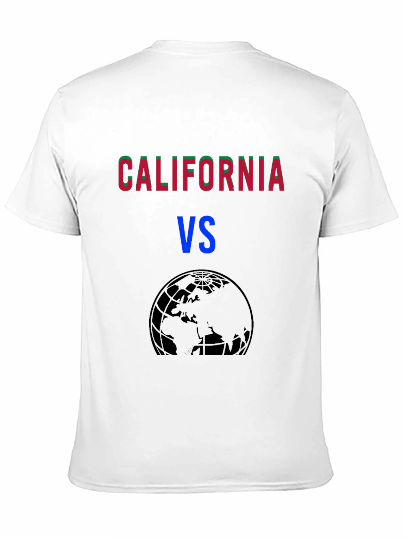 California VS the World Black T-Shirt