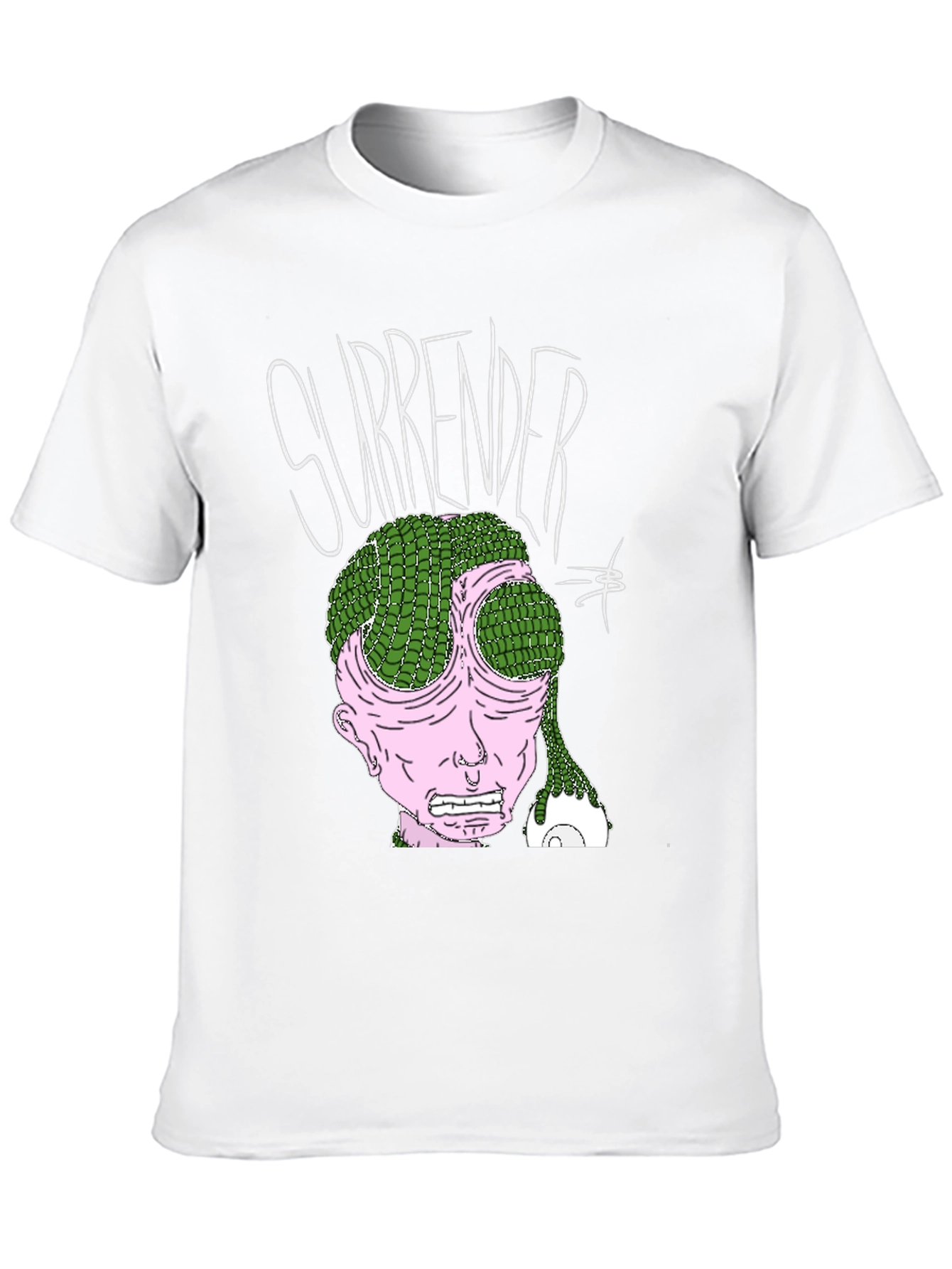 Surrender Graphic Print Black T-Shirt