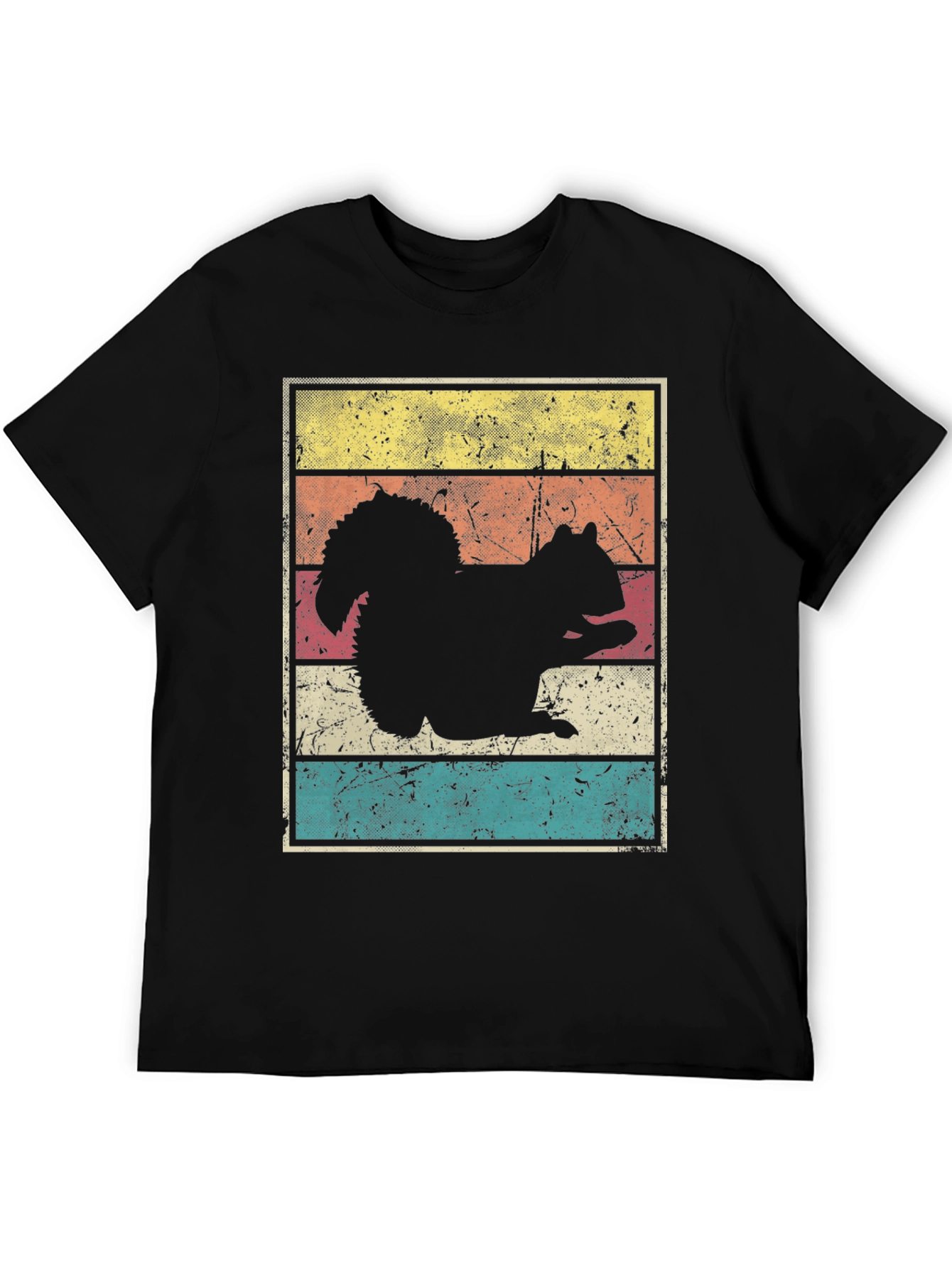 Retro Squirrel Graphic T-Shirt