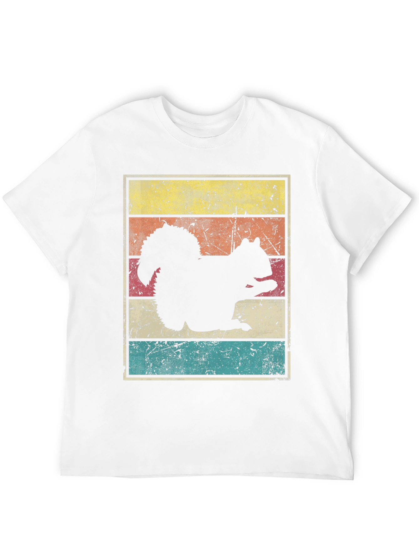 Retro Squirrel Graphic T-Shirt