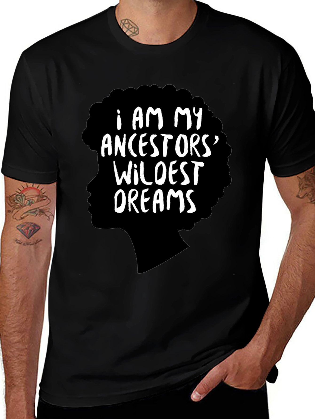 Ancestors Wildest Dreams Black Graphic Tee