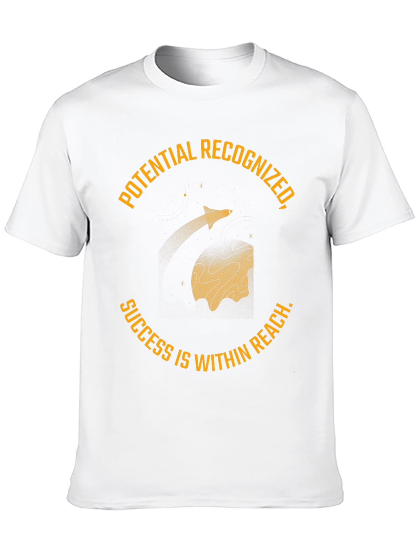 Potential Recognized Black Graphic T-Shirt