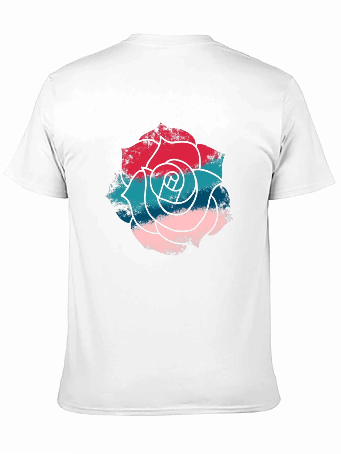 Rose Graphic T-Shirt - Stylish Mens Casual Tee