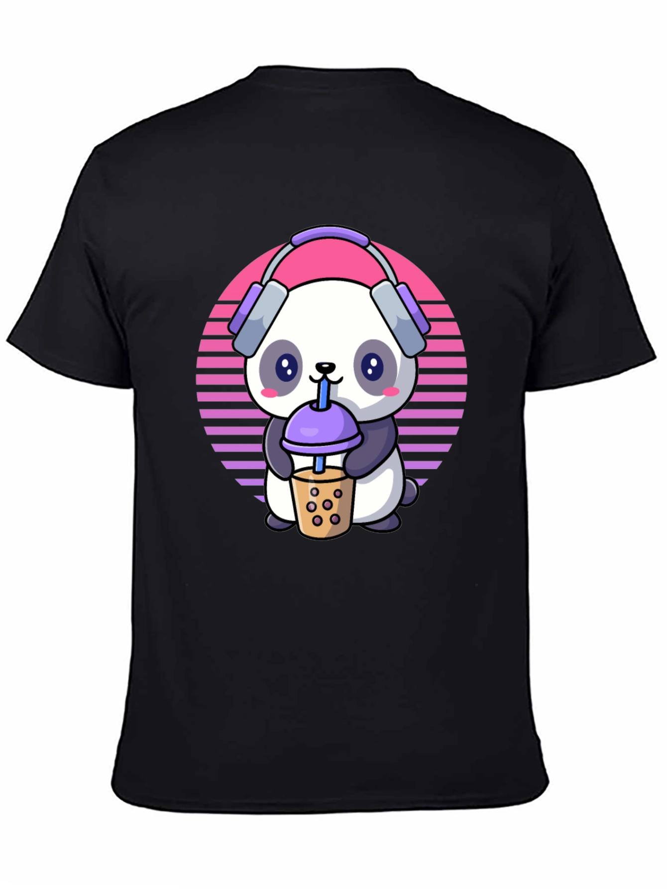 Cute Panda Boba Tea T-Shirt
