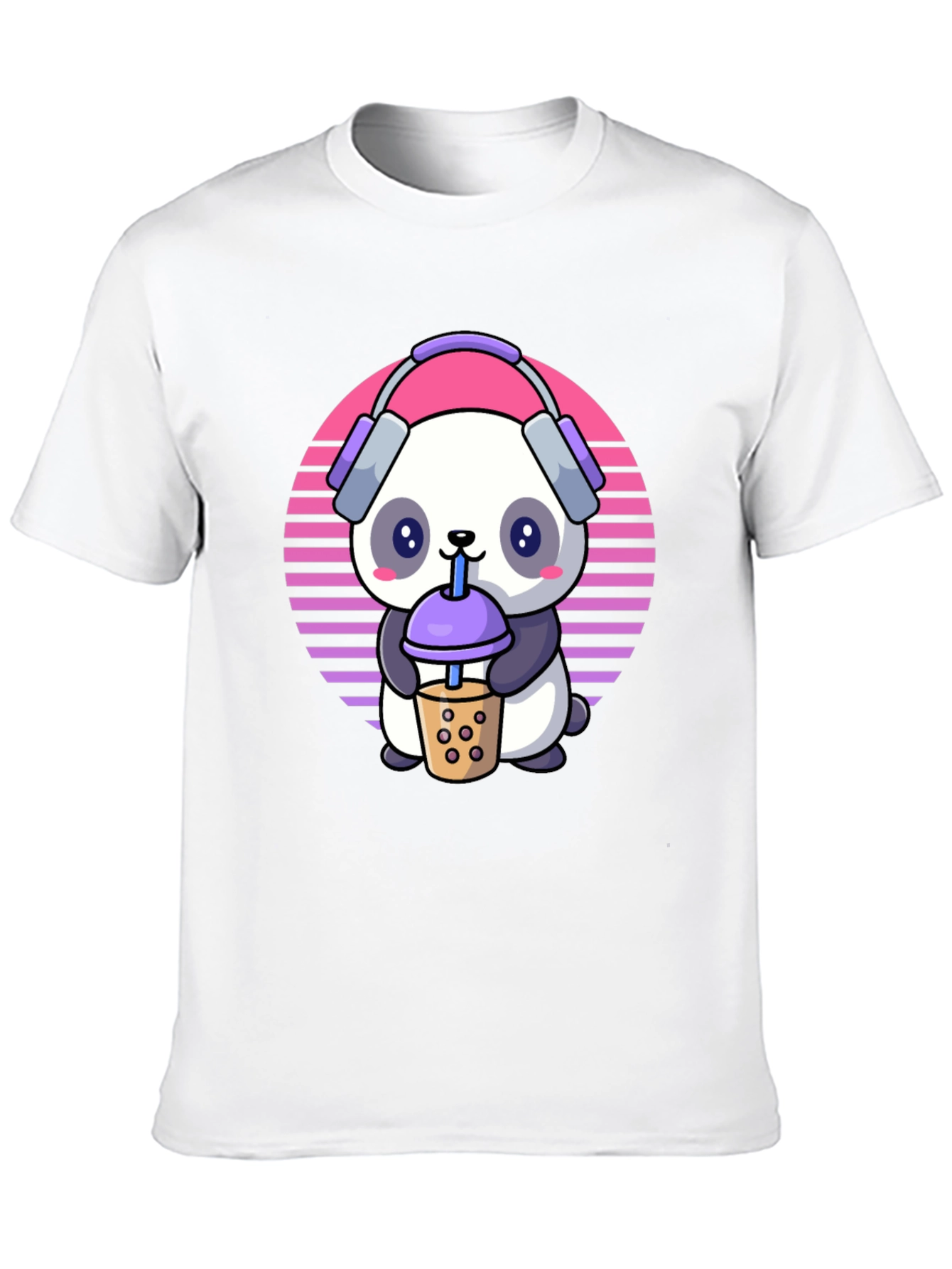 Cute Panda Boba Tea T-Shirt