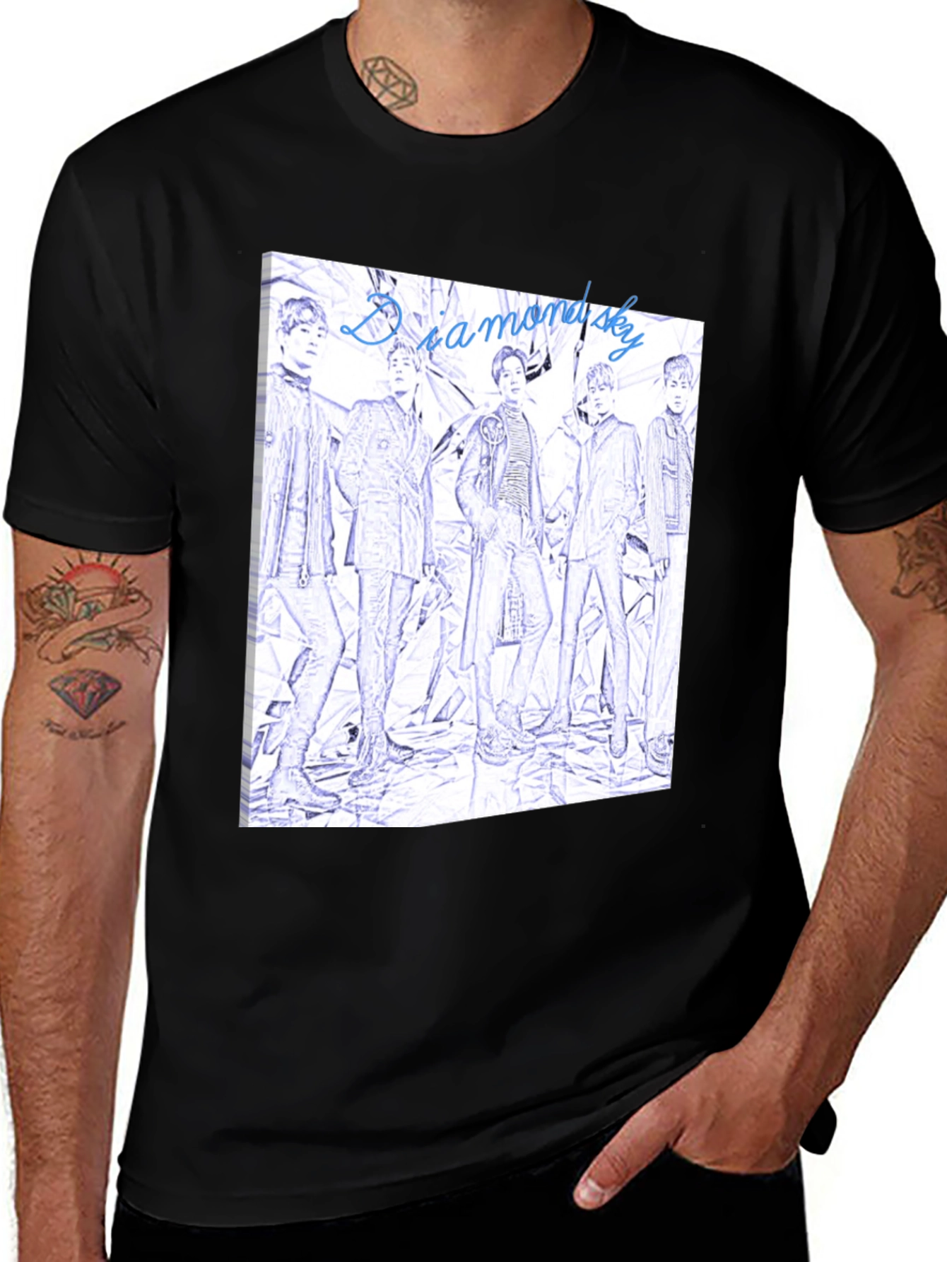 Diamond Sky Sketch T-Shirt