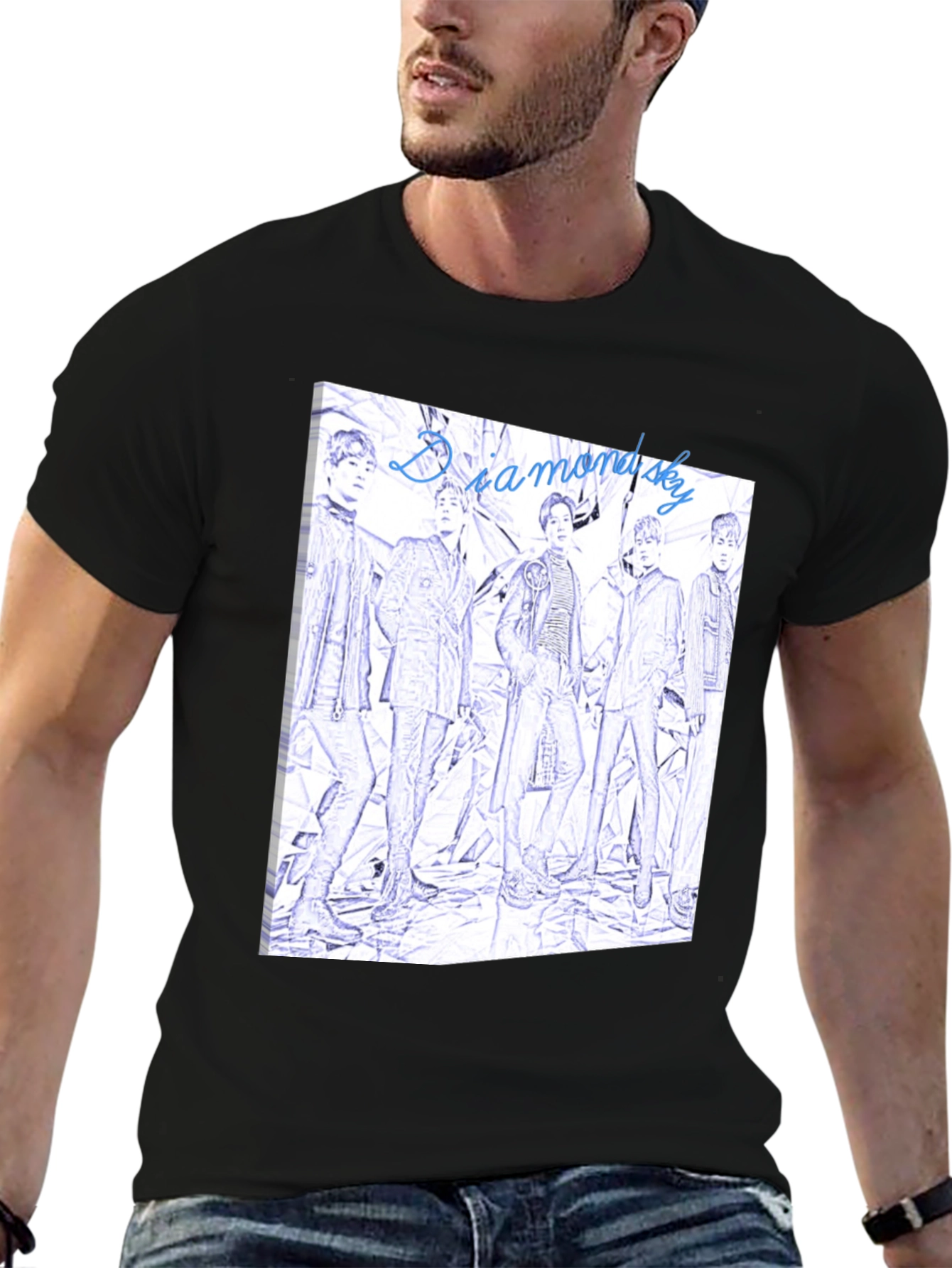 Diamond Sky Sketch T-Shirt