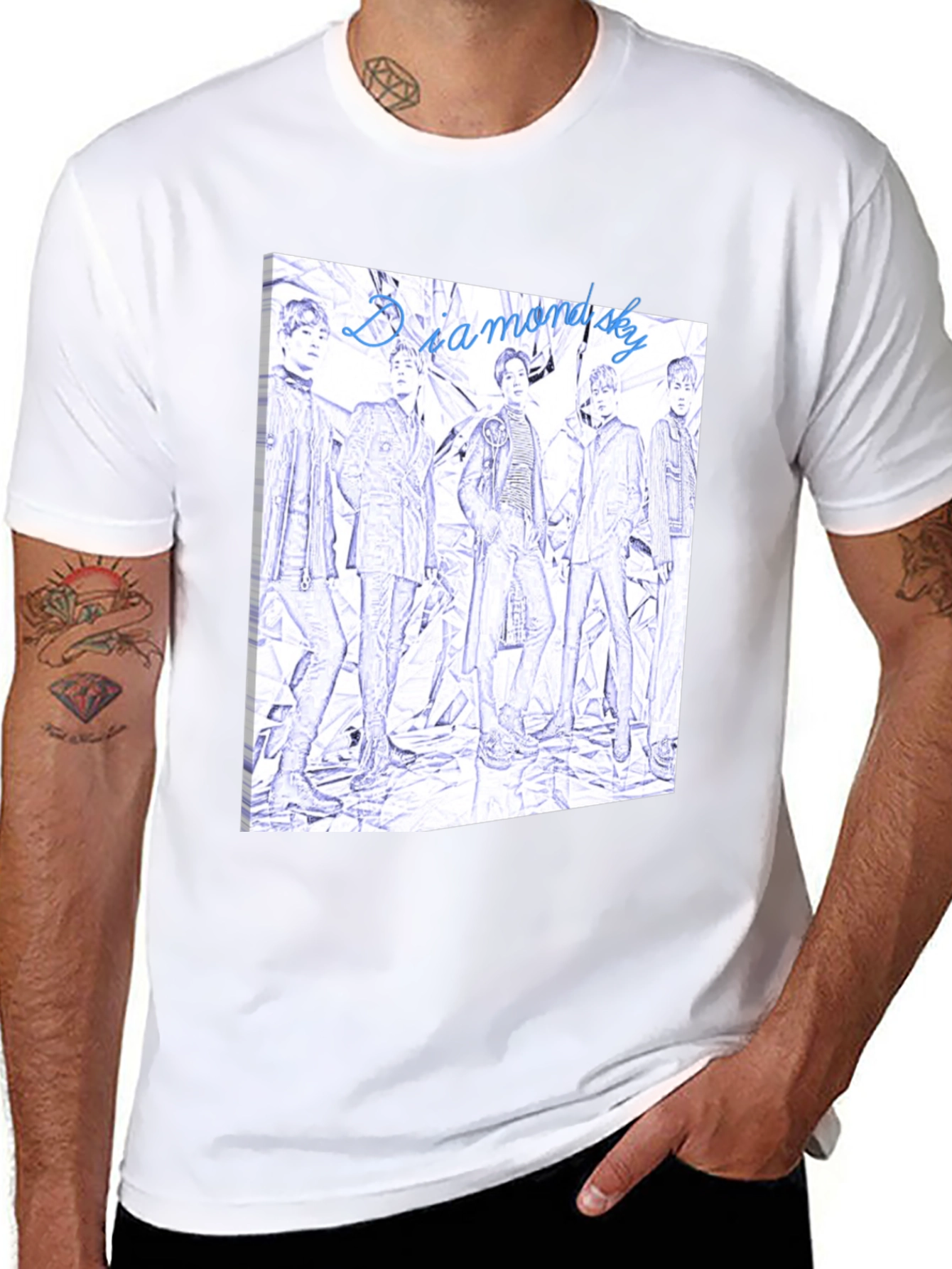 Diamond Sky Sketch T-Shirt