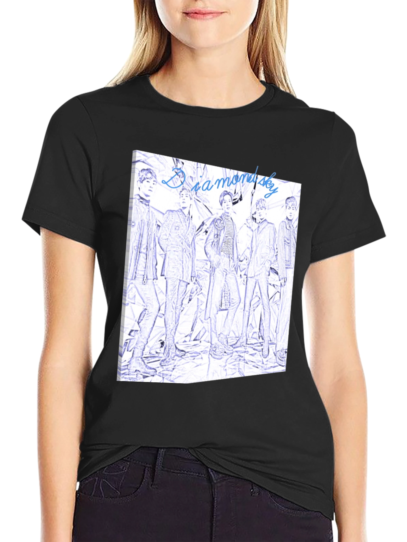 Diamond Sky Sketch T-Shirt