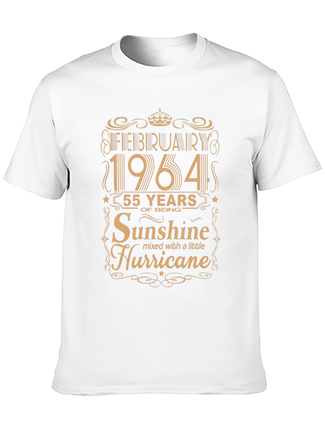 February 1964 Sunshine Hurricane Black T-Shirt