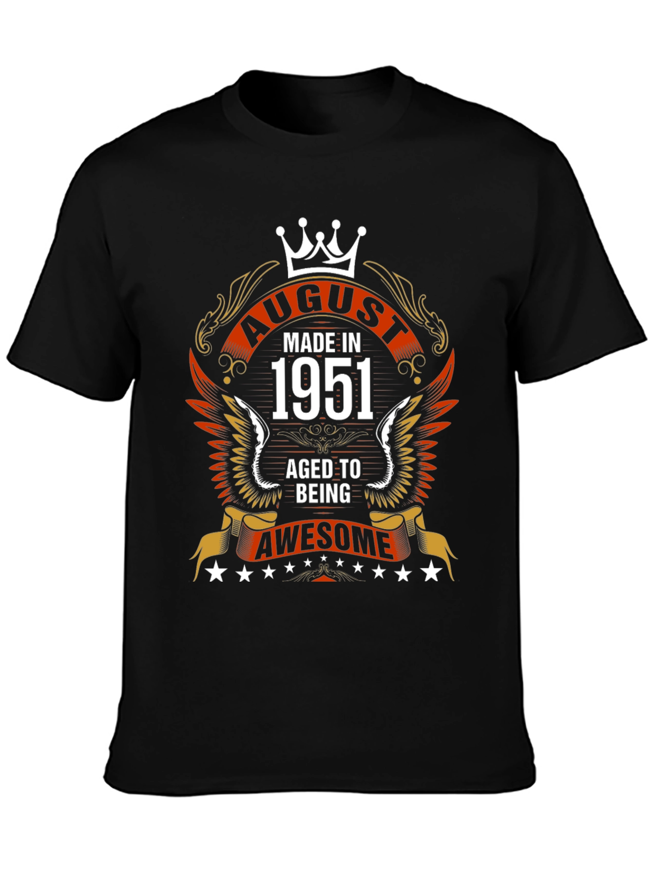 August 1951 Birthday Graphic T-Shirt