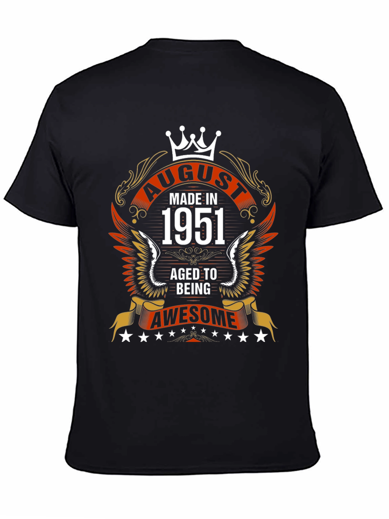 August 1951 Birthday Graphic T-Shirt