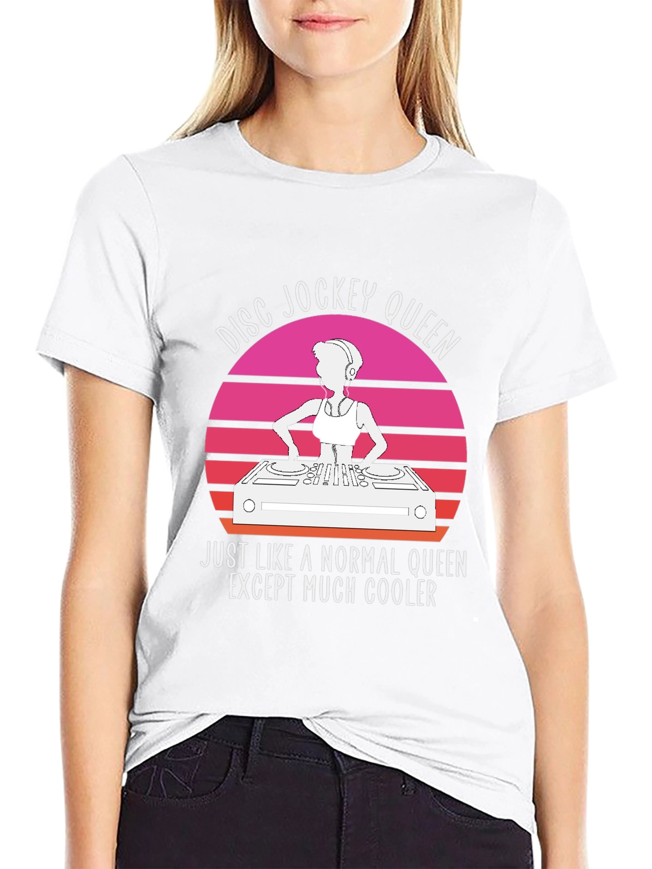 Disc Jockey Queen Graphic T-Shirt