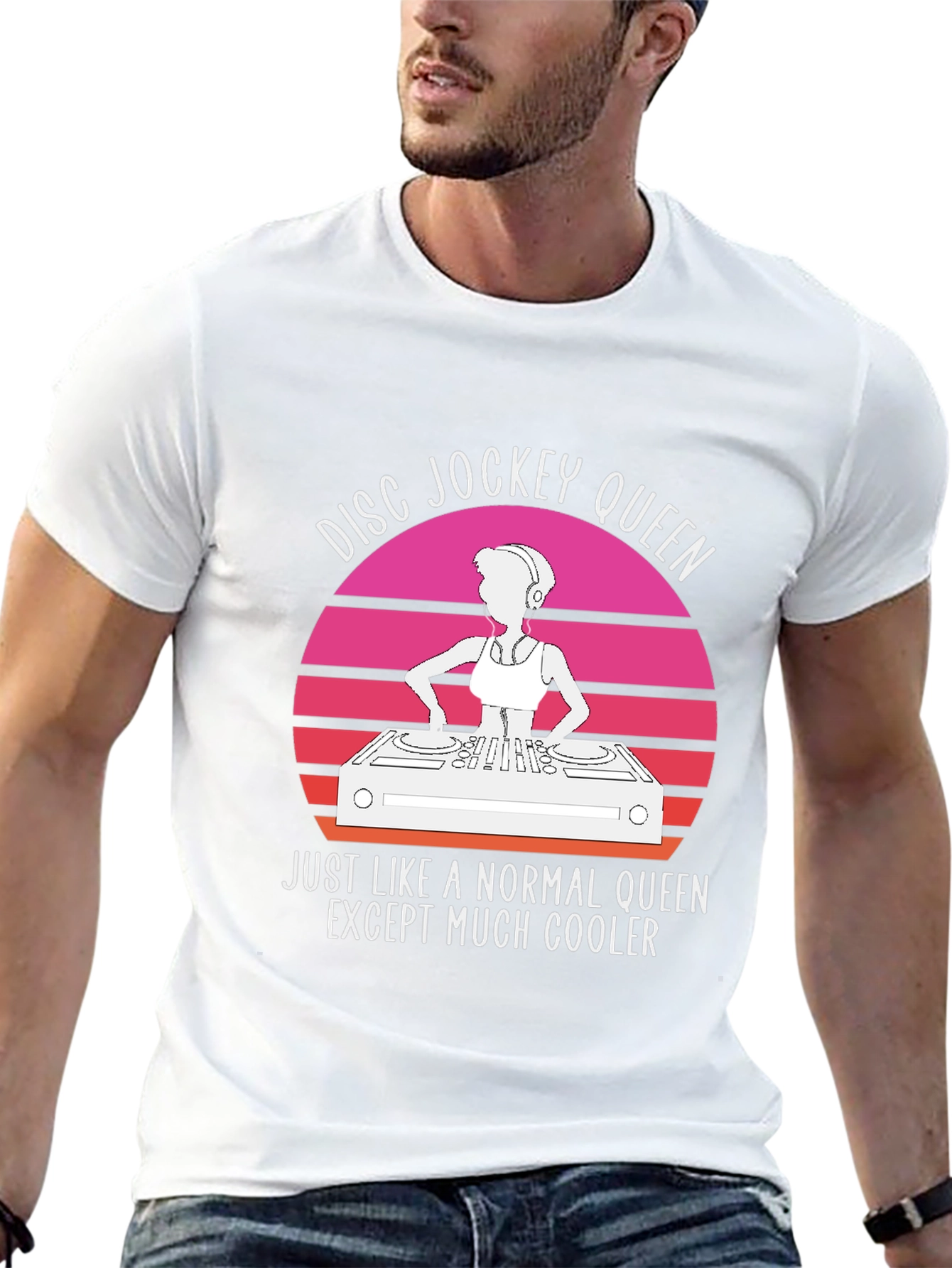 Disc Jockey Queen Graphic T-Shirt