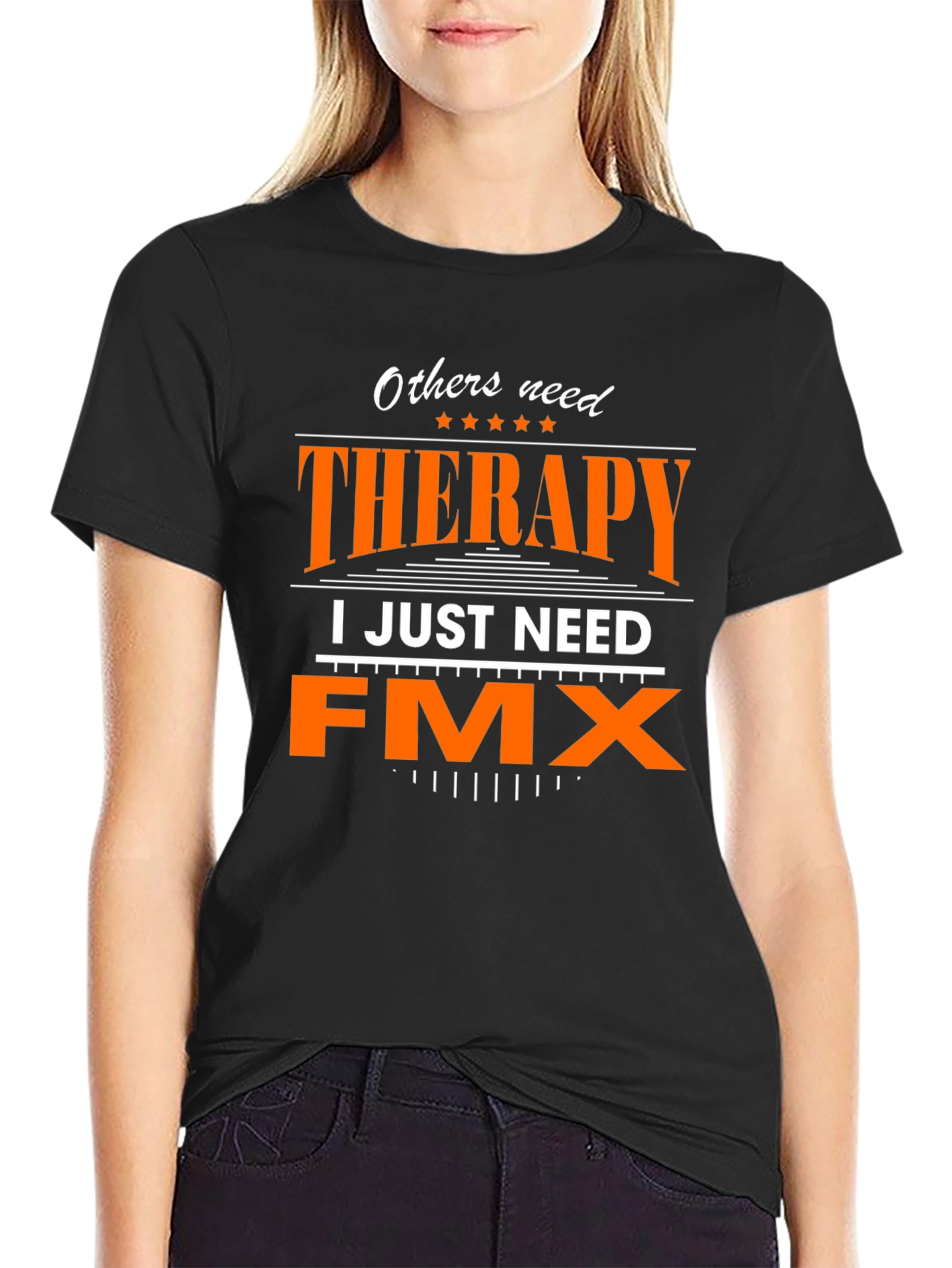 Funny FMX Therapy T-Shirt - Motocross Gift
