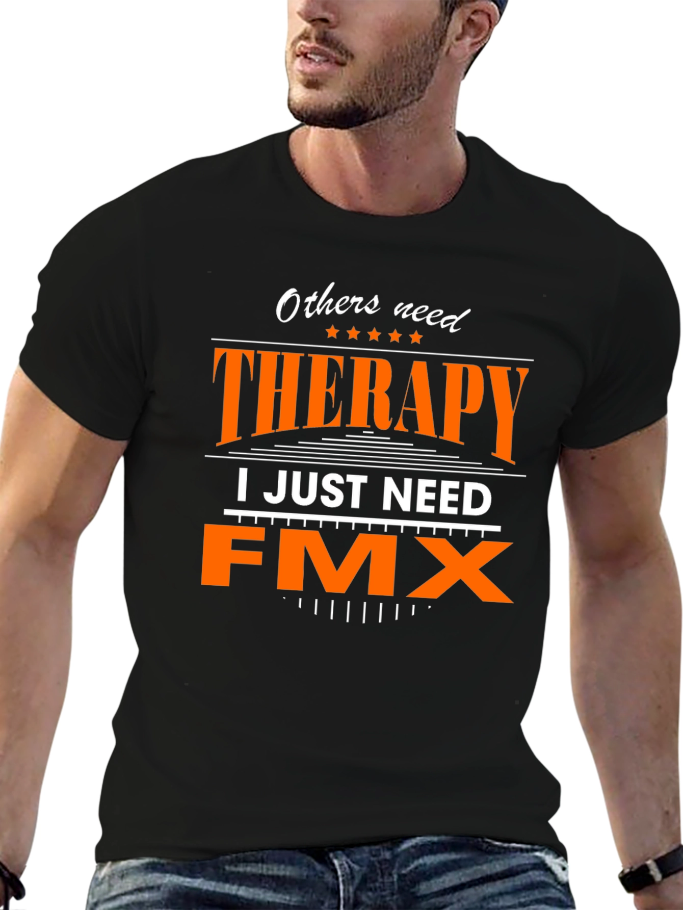 Funny FMX Therapy T-Shirt - Motocross Gift