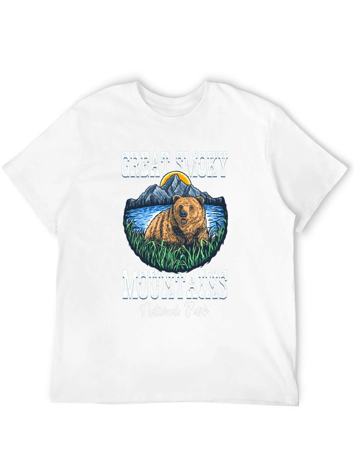 Great Smoky Mountains Bear Tee - Nature Graphic