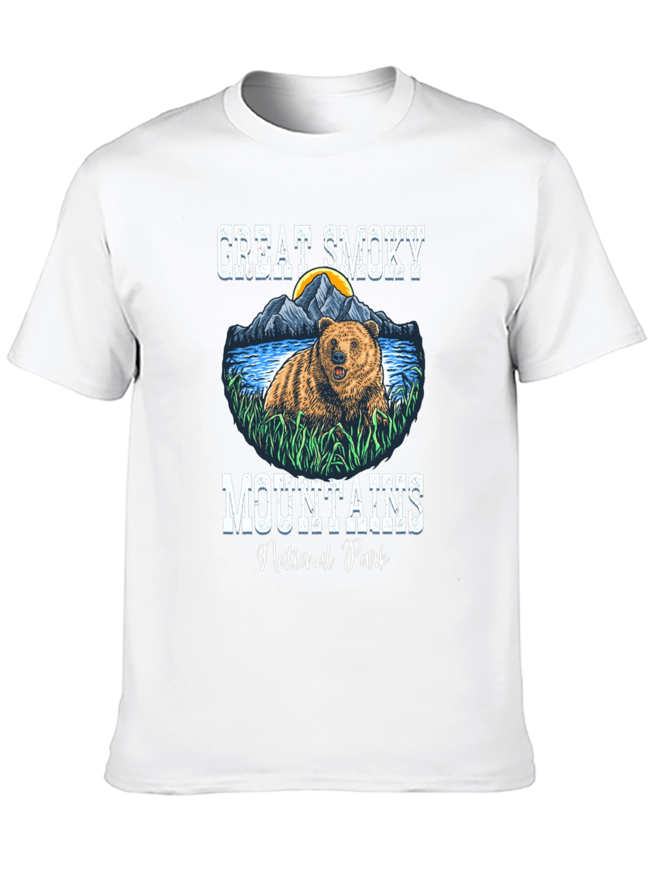 Great Smoky Mountains Bear Tee - Nature Graphic