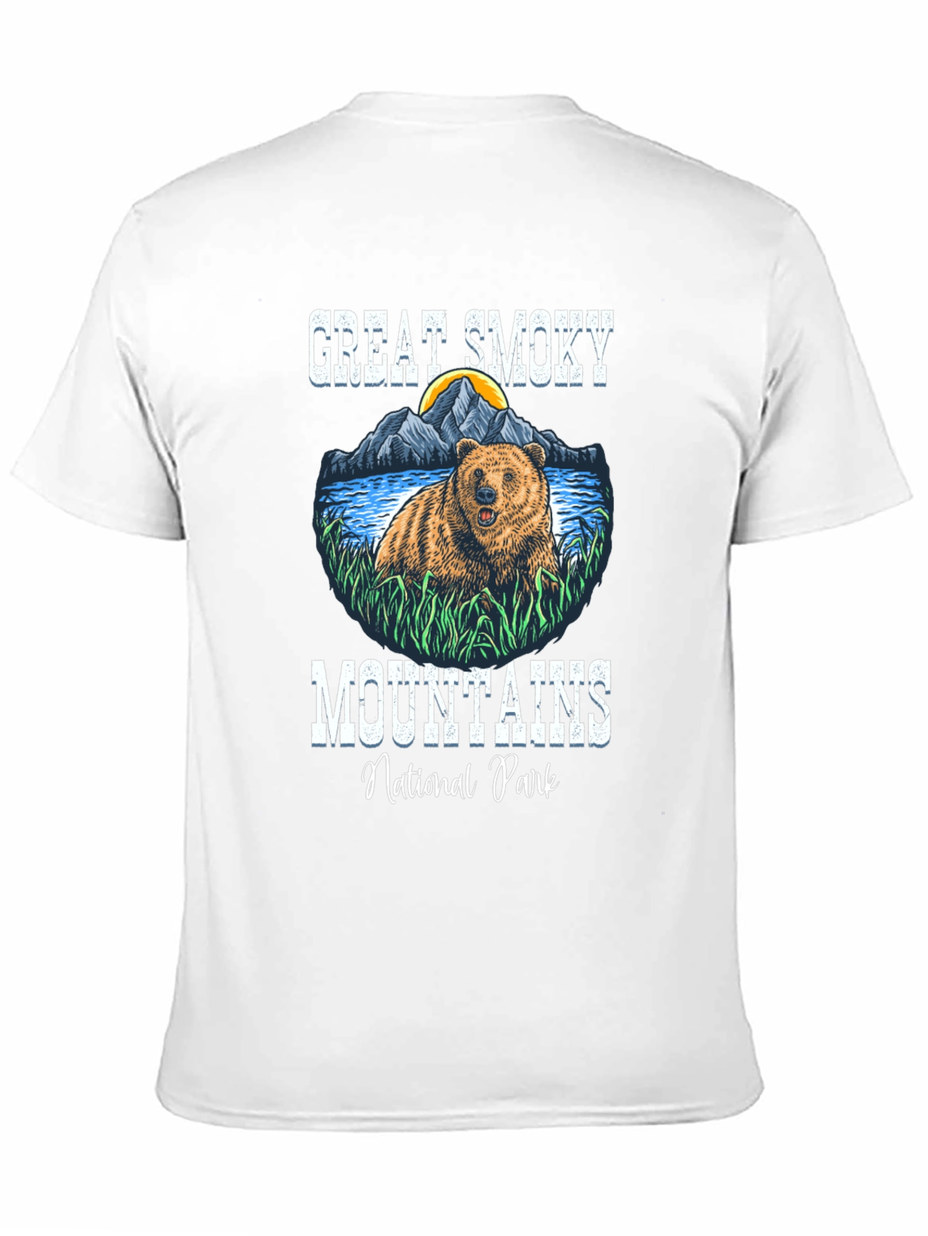 Great Smoky Mountains Bear Tee - Nature Graphic
