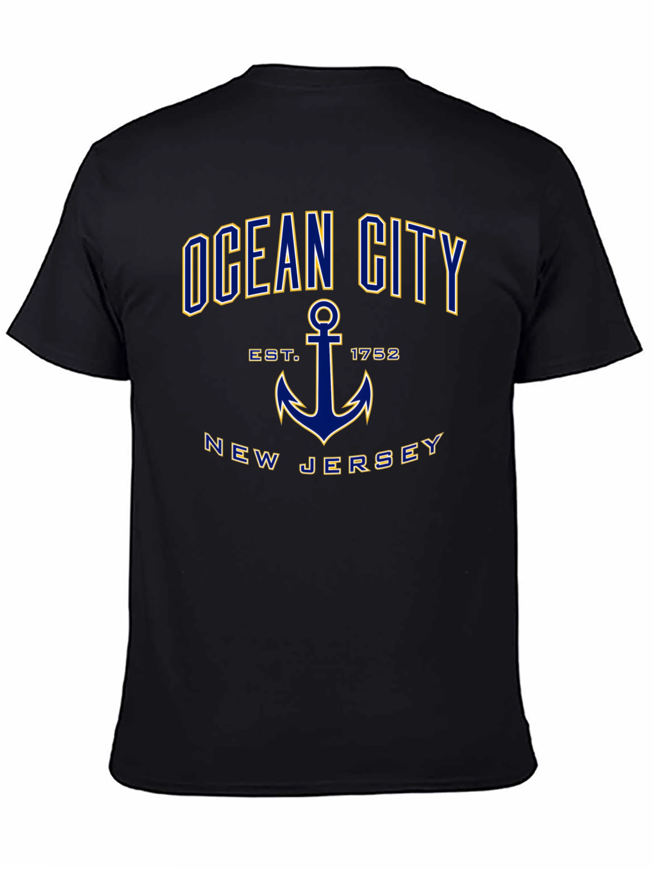 Ocean City New Jersey Anchor Graphic T-Shirt