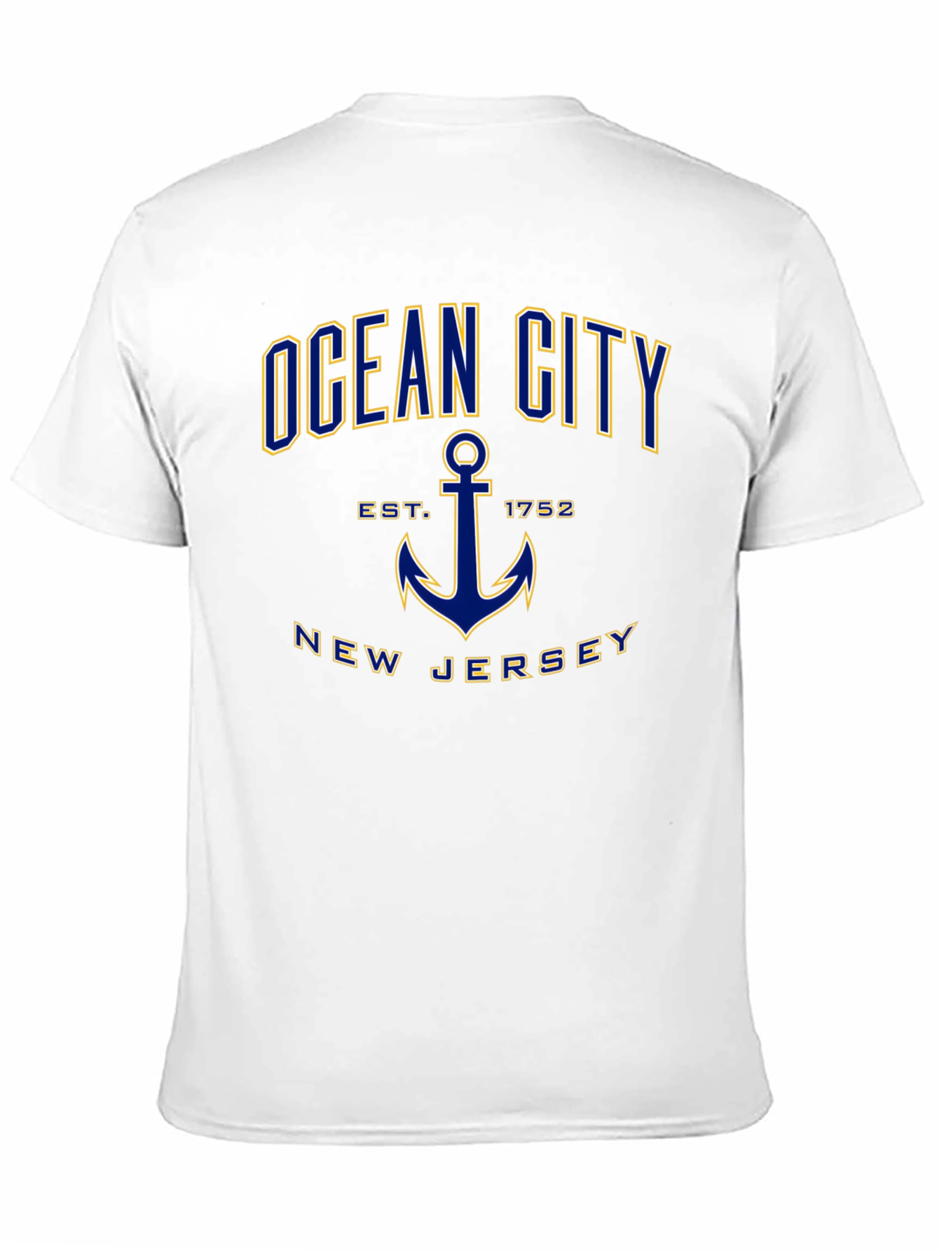 Ocean City New Jersey Anchor Graphic T-Shirt