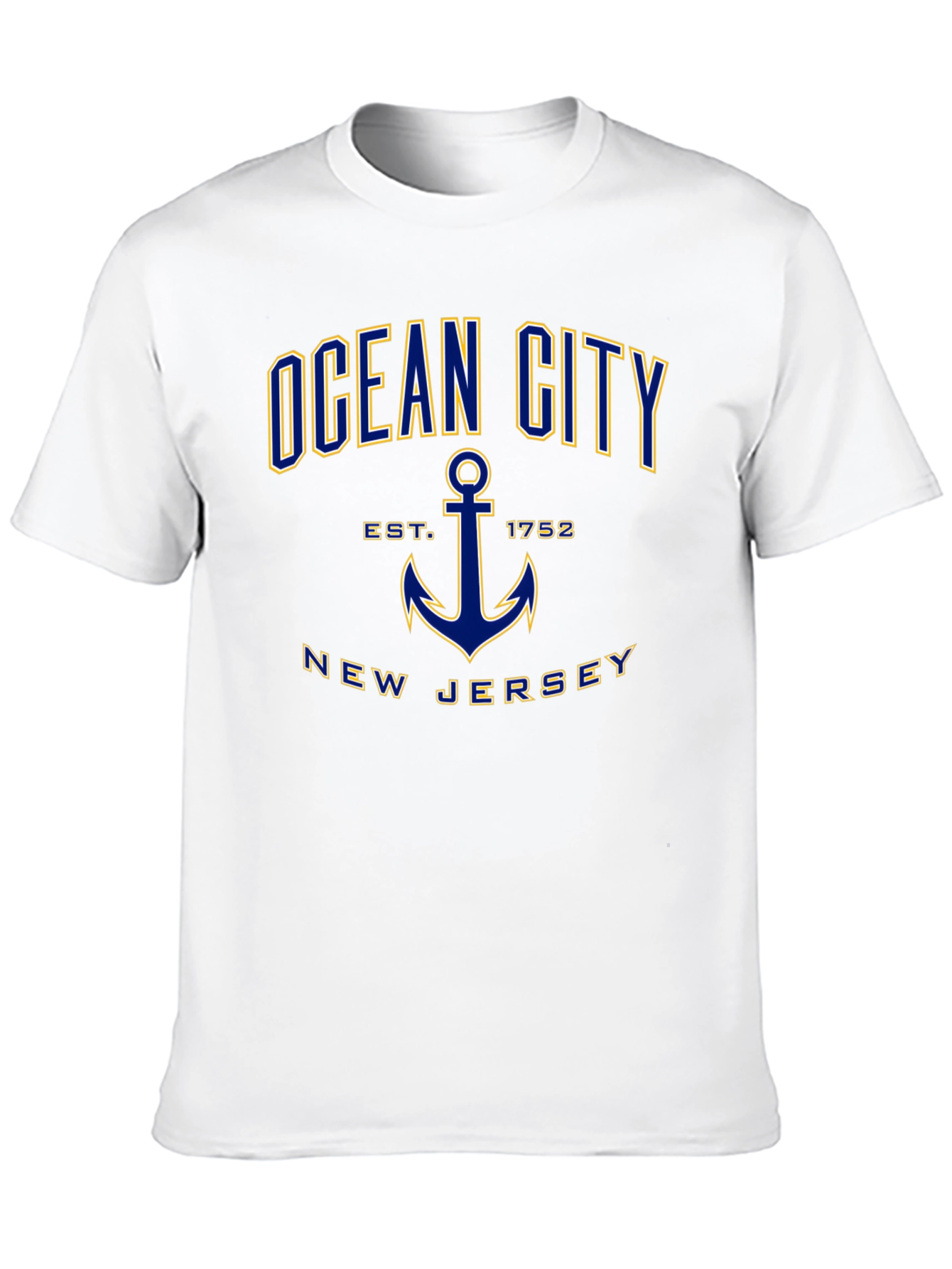 Ocean City New Jersey Anchor Graphic T-Shirt