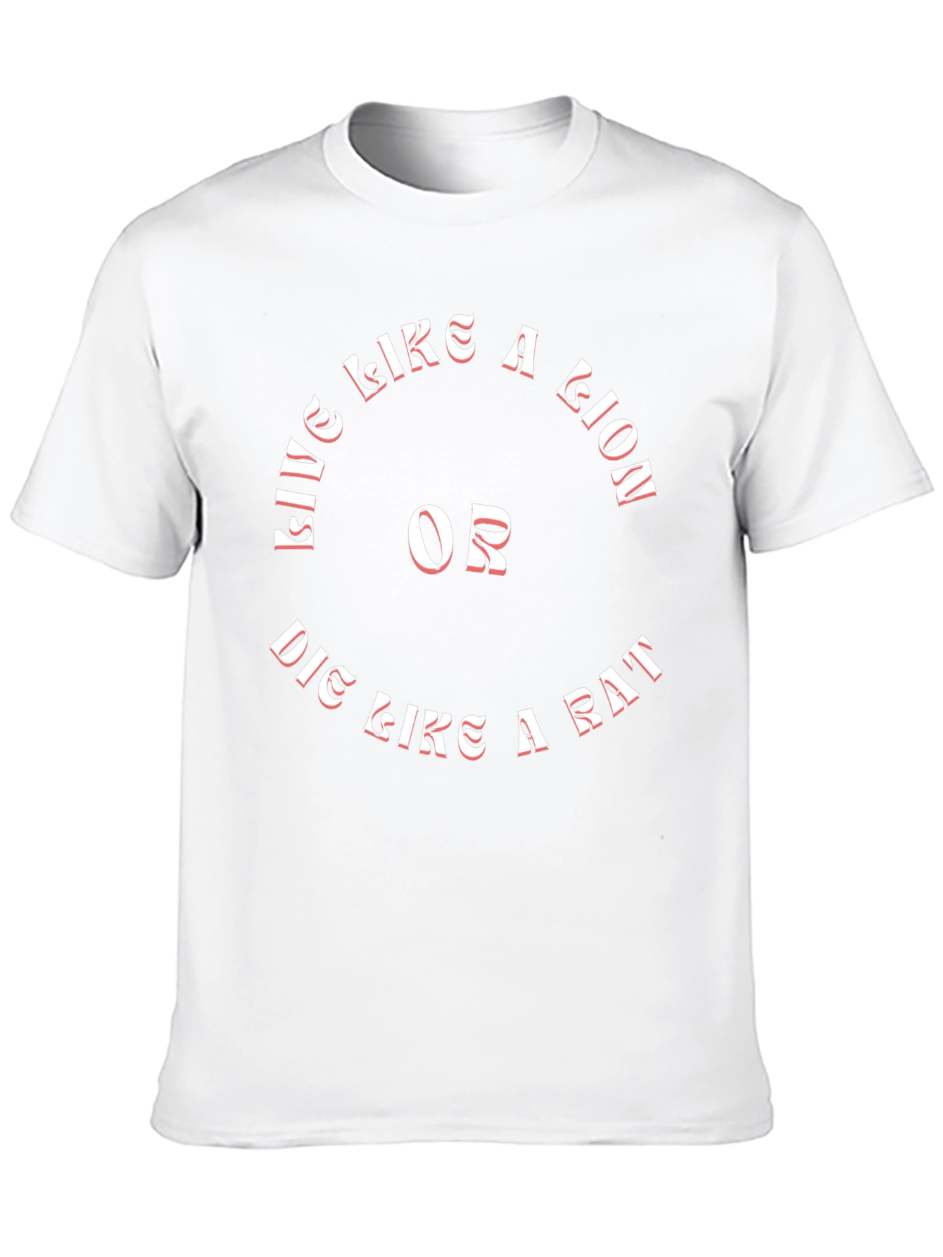 Live Like a Lion T-Shirt - Motivational Graphic Tee