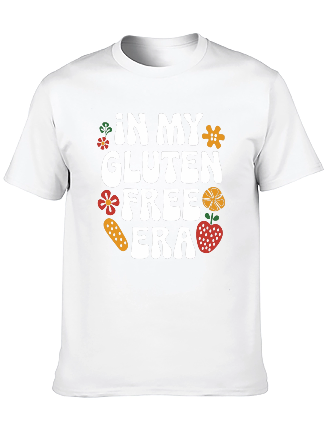 Gluten Free Era Black Graphic T-Shirt