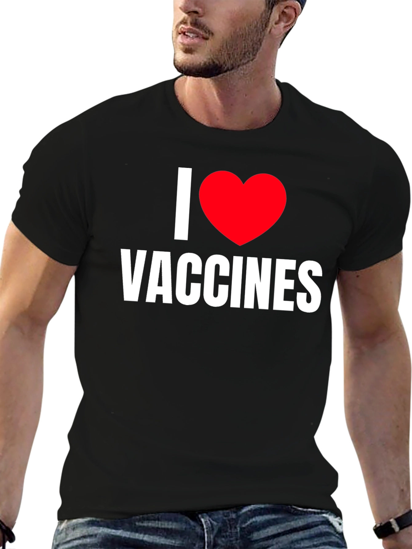 I Love Vaccines T-Shirt Pro Vaccine Supporter Tee