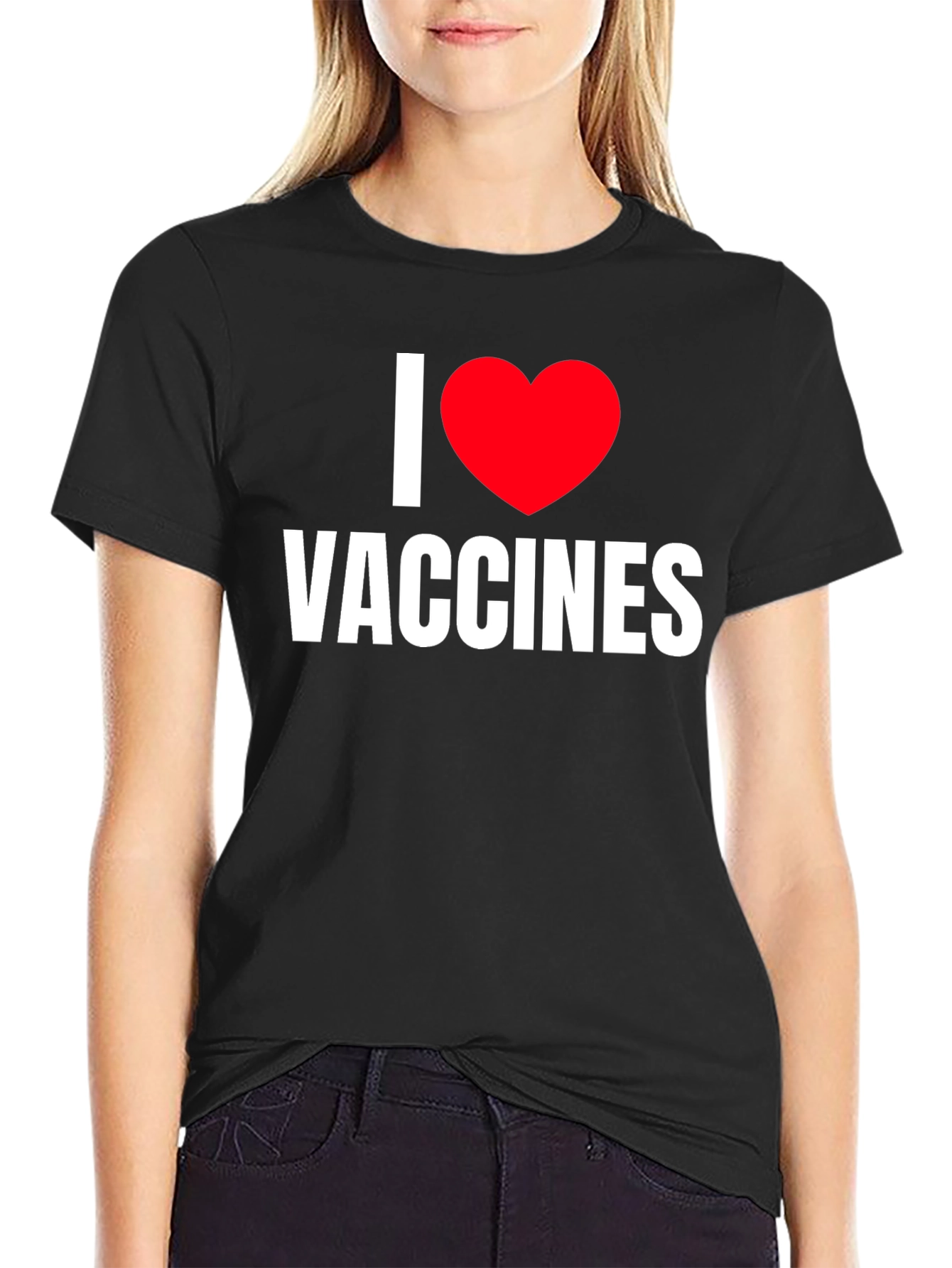 I Love Vaccines T-Shirt Pro Vaccine Supporter Tee