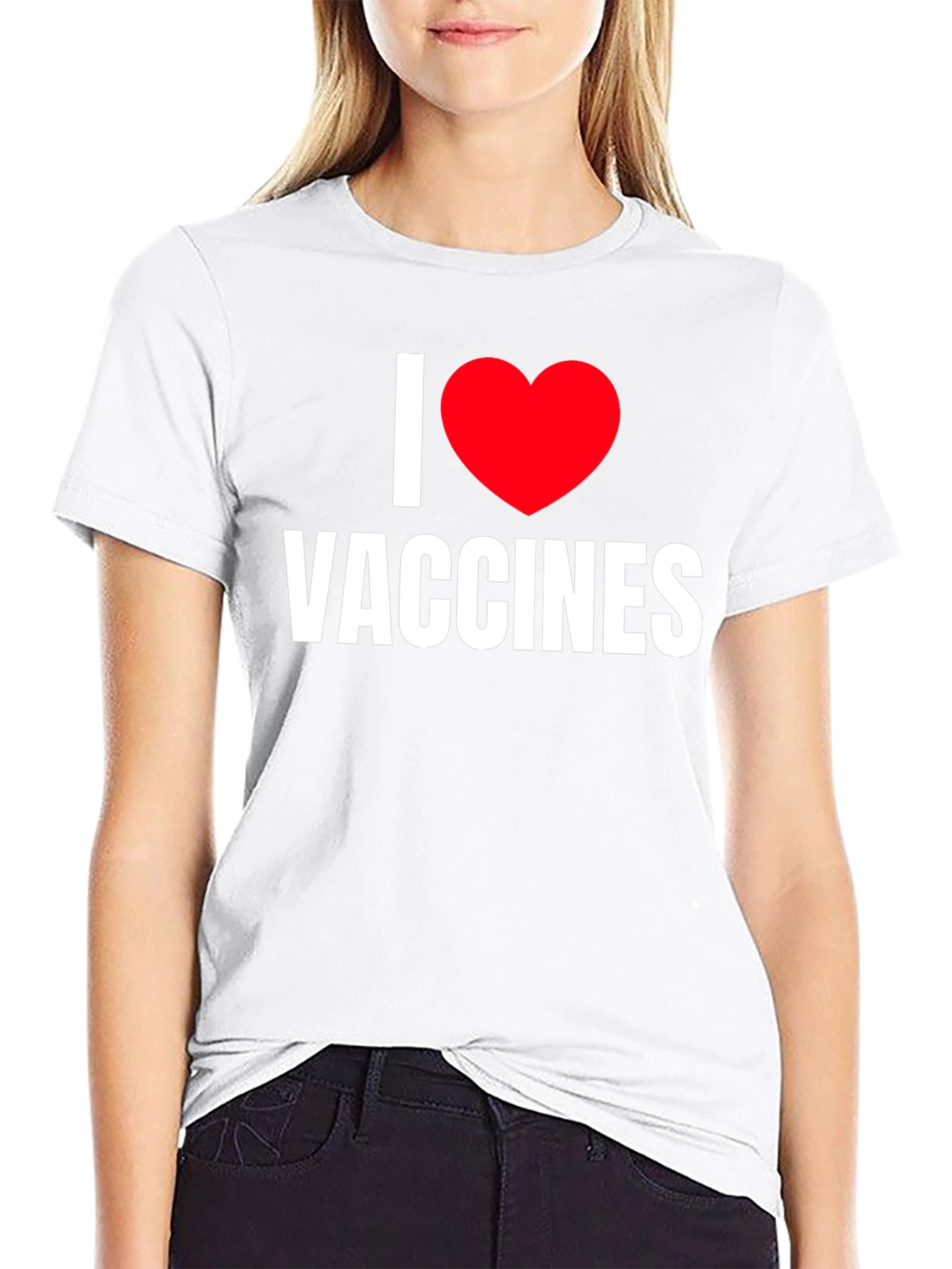 I Love Vaccines T-Shirt Pro Vaccine Supporter Tee