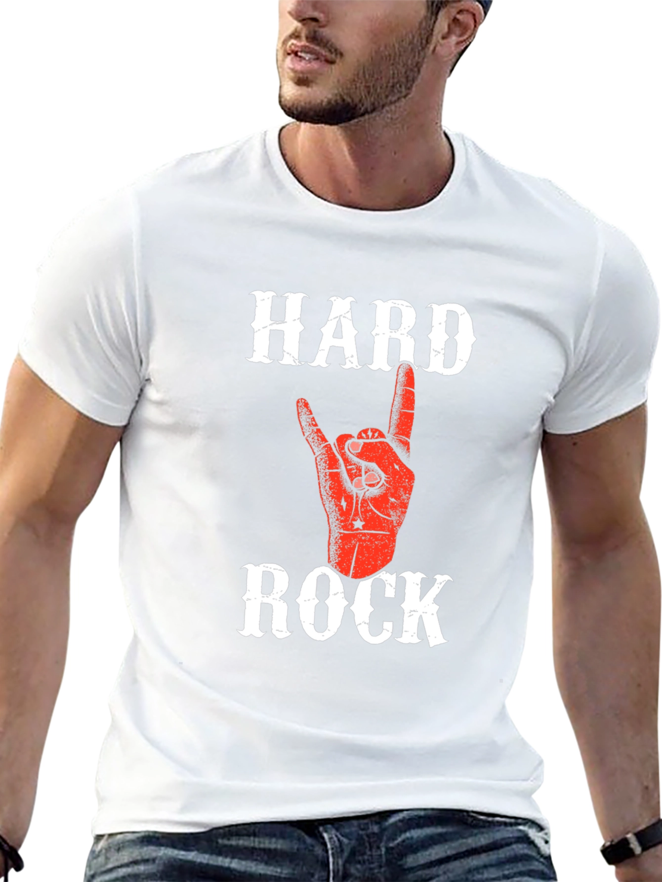 Hard Rock Graphic Tee - Bold & Edgy