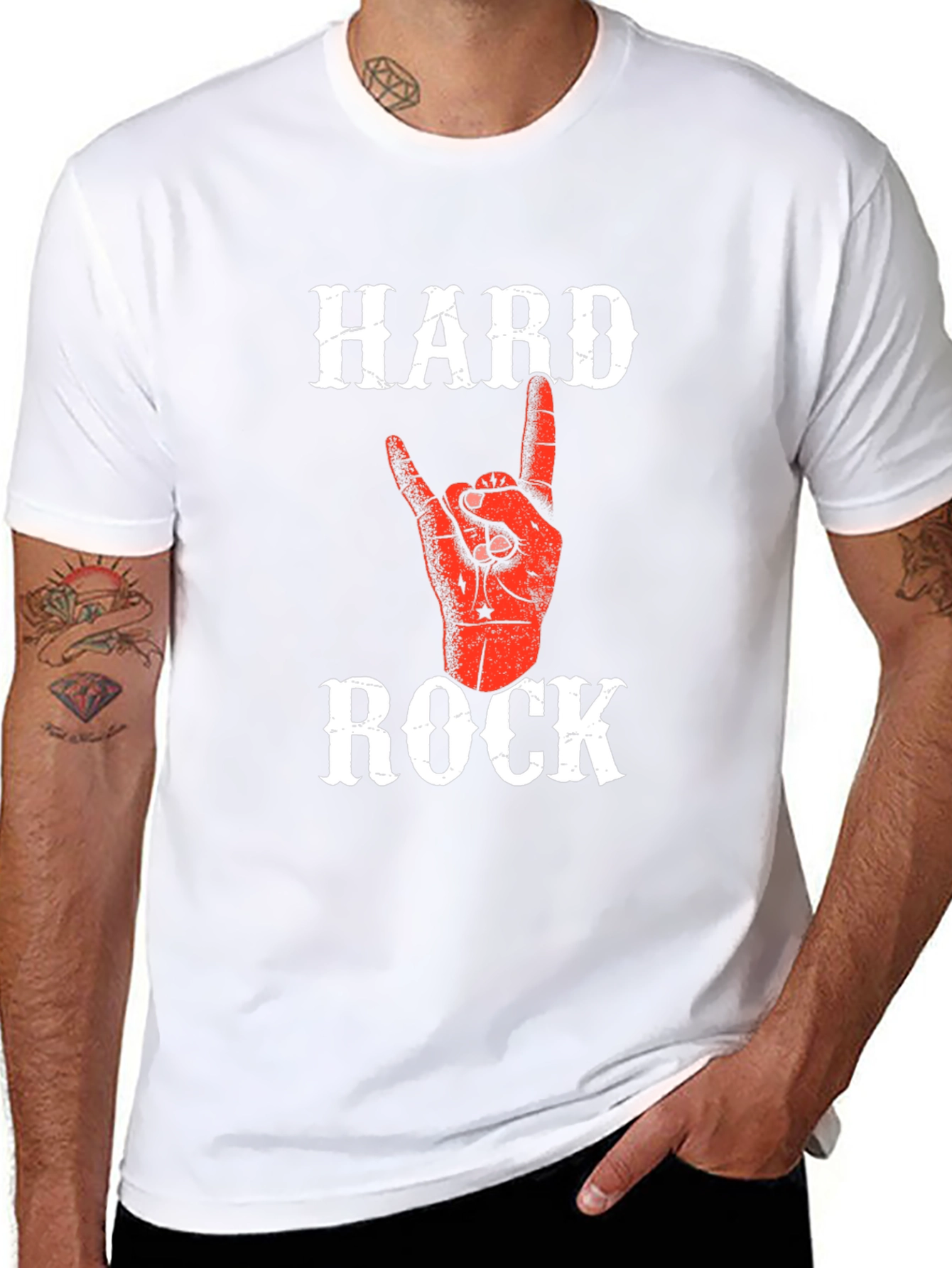 Hard Rock Graphic Tee - Bold & Edgy