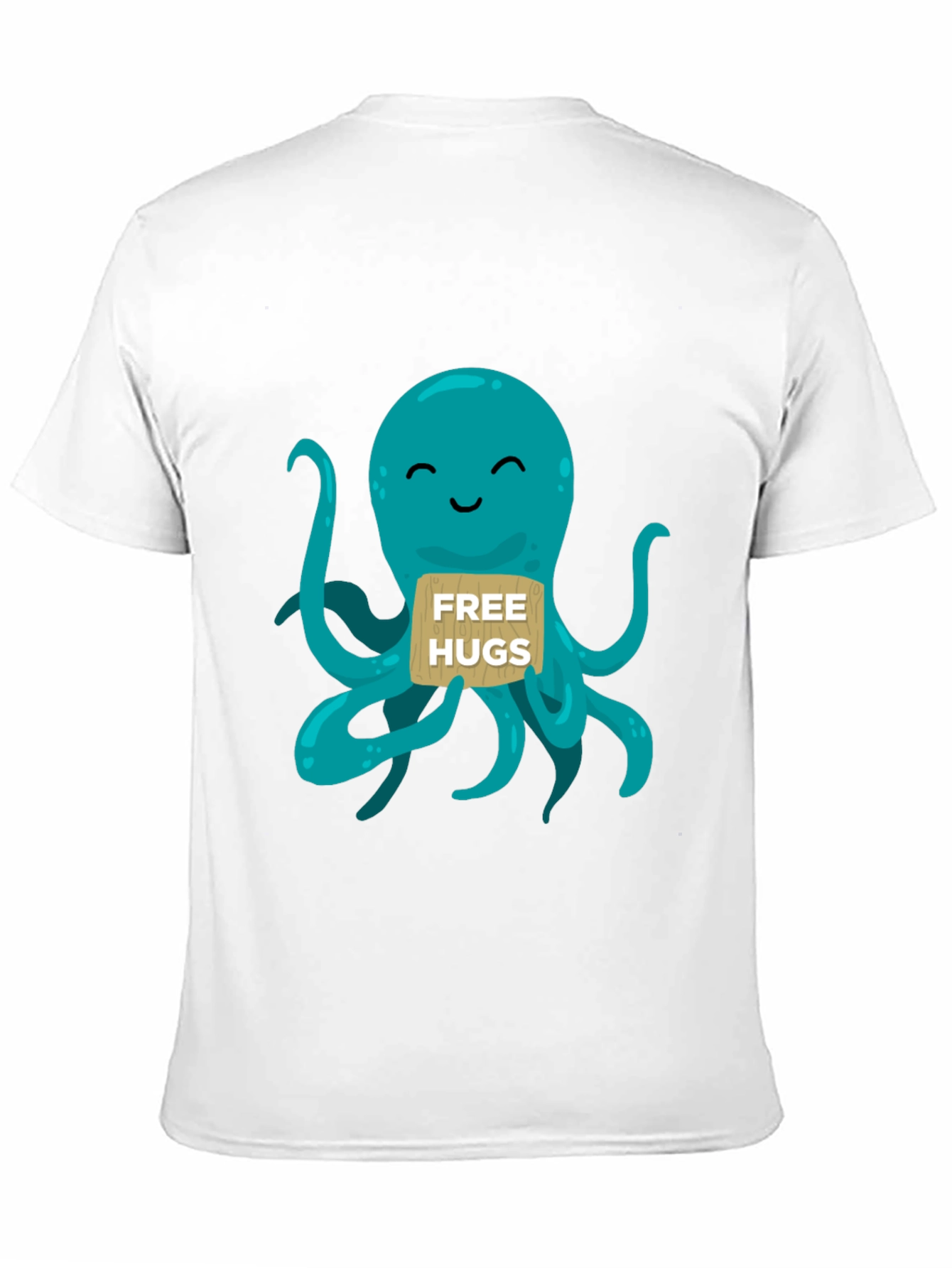 Cute Octopus Free Hugs Graphic T-Shirt