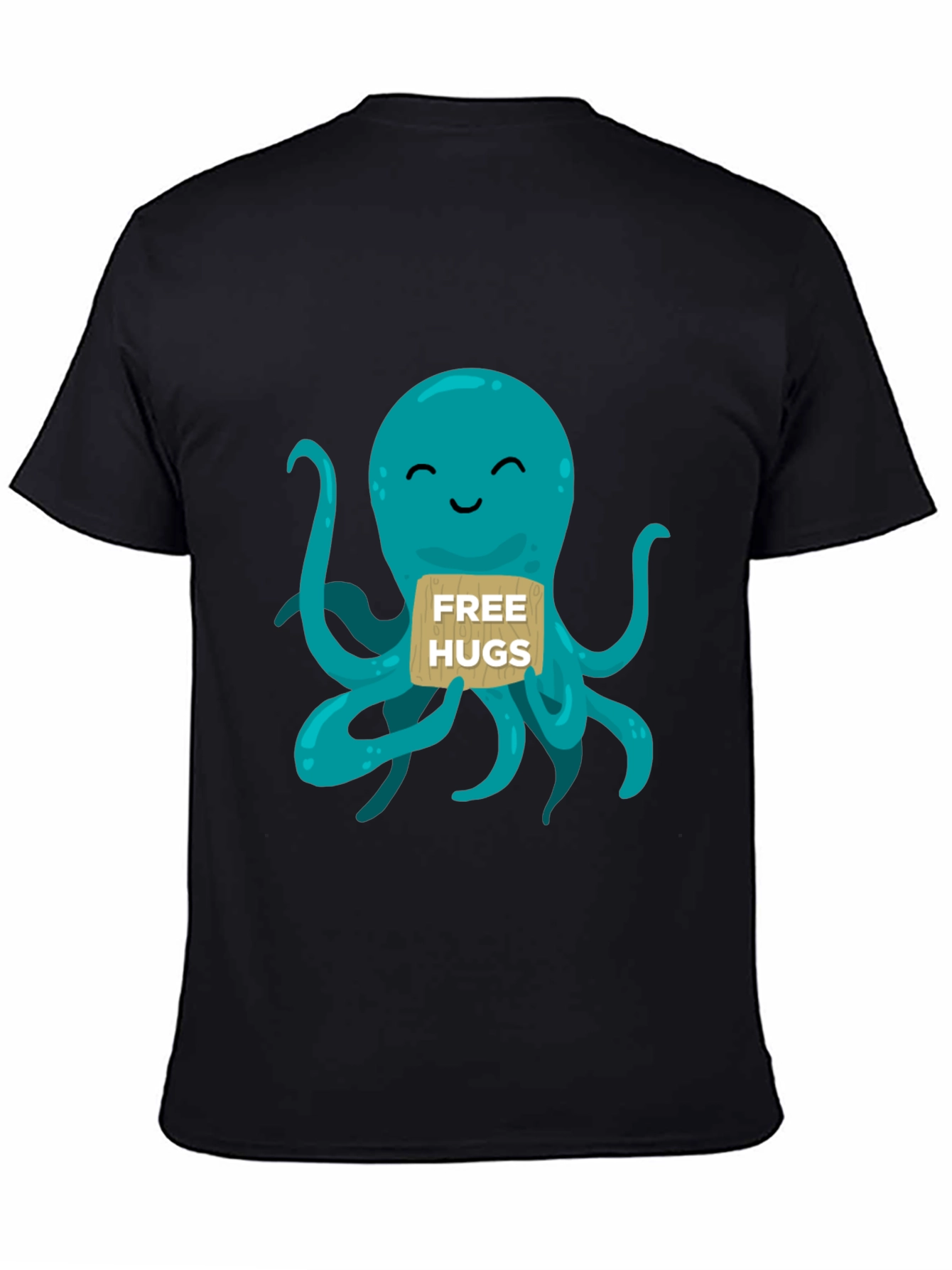 Cute Octopus Free Hugs Graphic T-Shirt