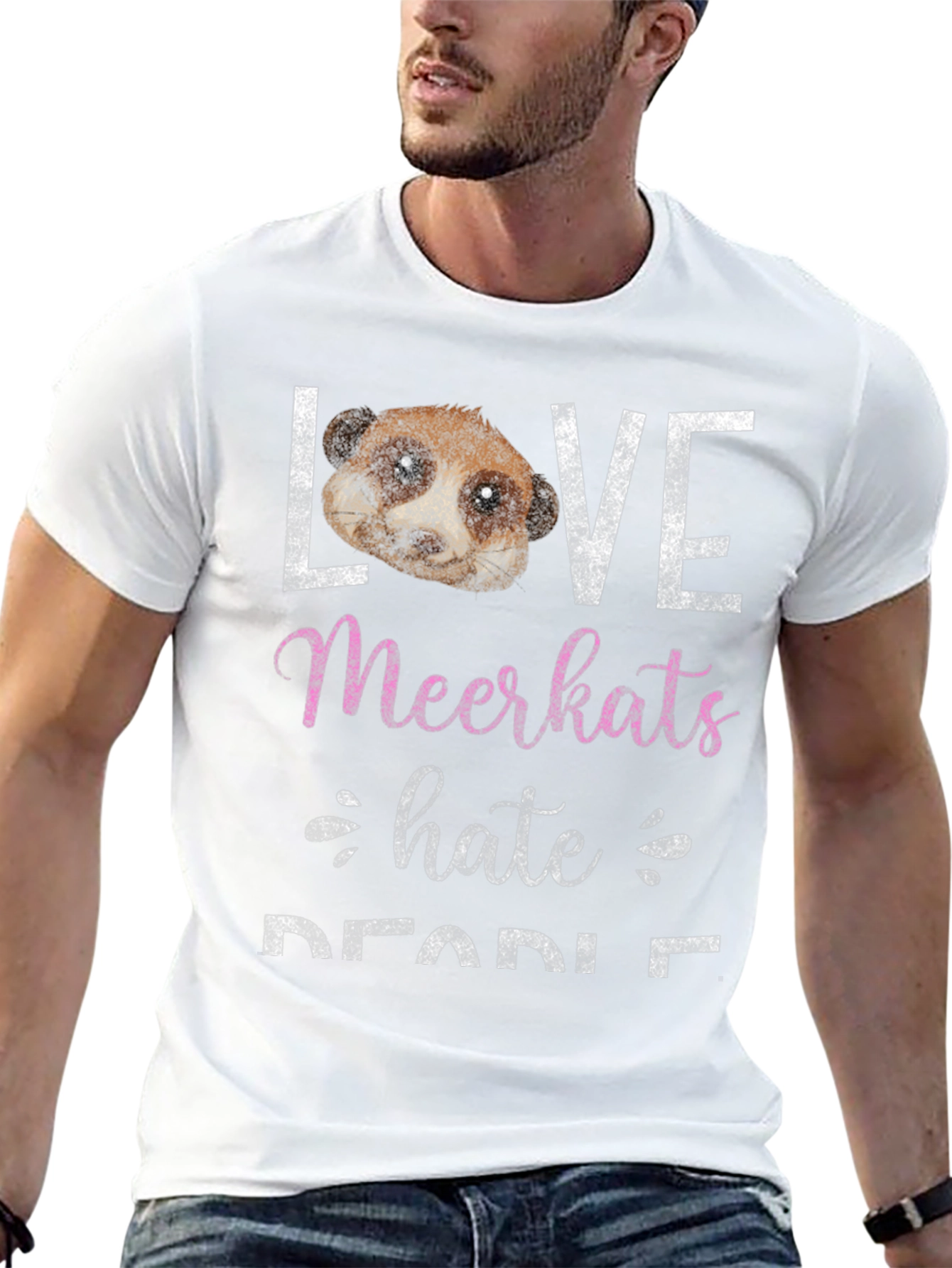 Love Meerkats Hate Safari Tee