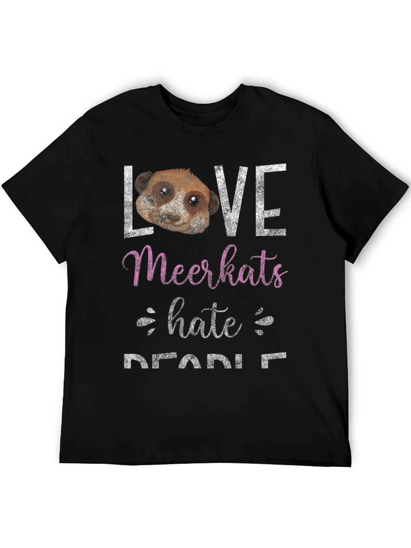Love Meerkats Hate Safari Tee