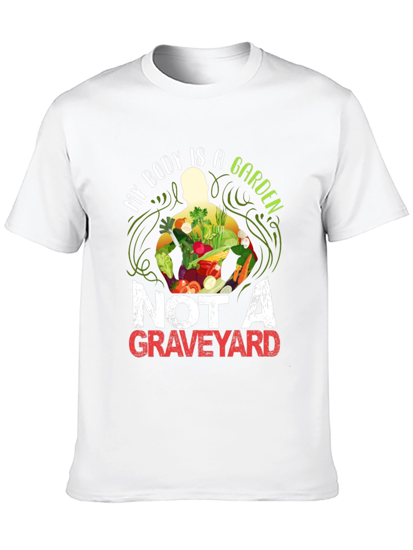 Vegan T-Shirt: My Body is a Garden Graphic Tee