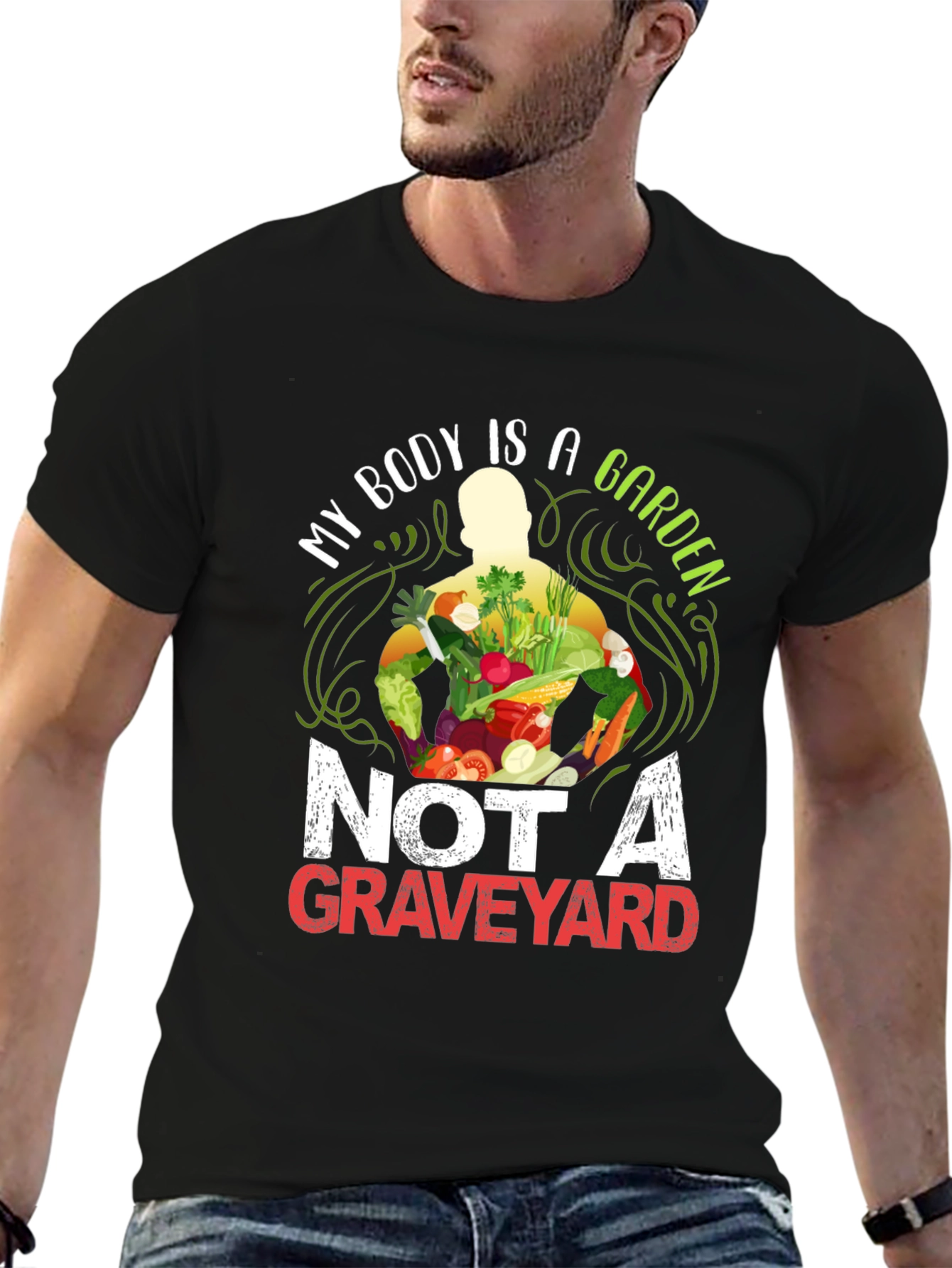 Vegan T-Shirt: My Body is a Garden Graphic Tee