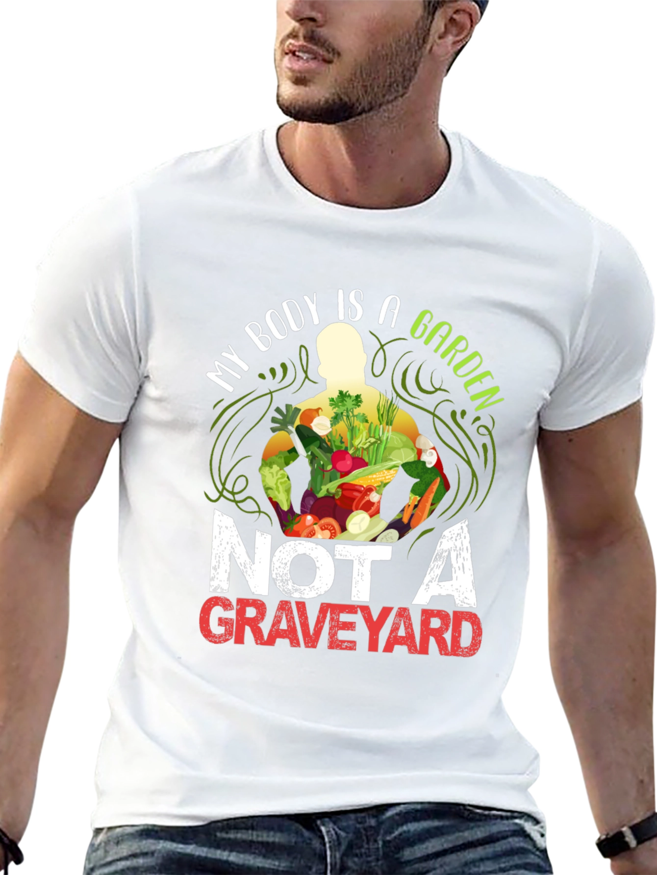 Vegan T-Shirt: My Body is a Garden Graphic Tee