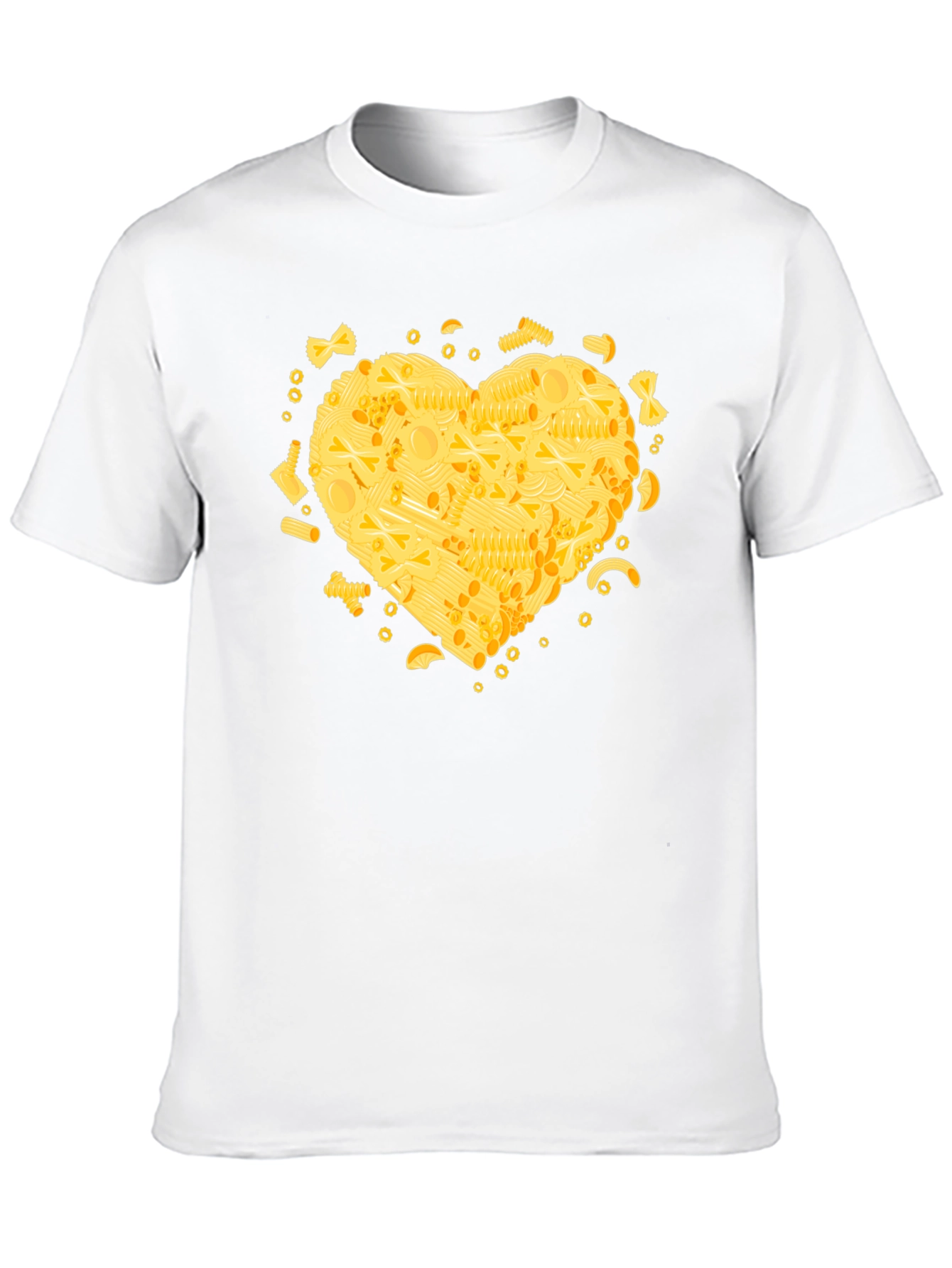 Pasta Heart T-Shirt - Foodie Love Graphic Tee