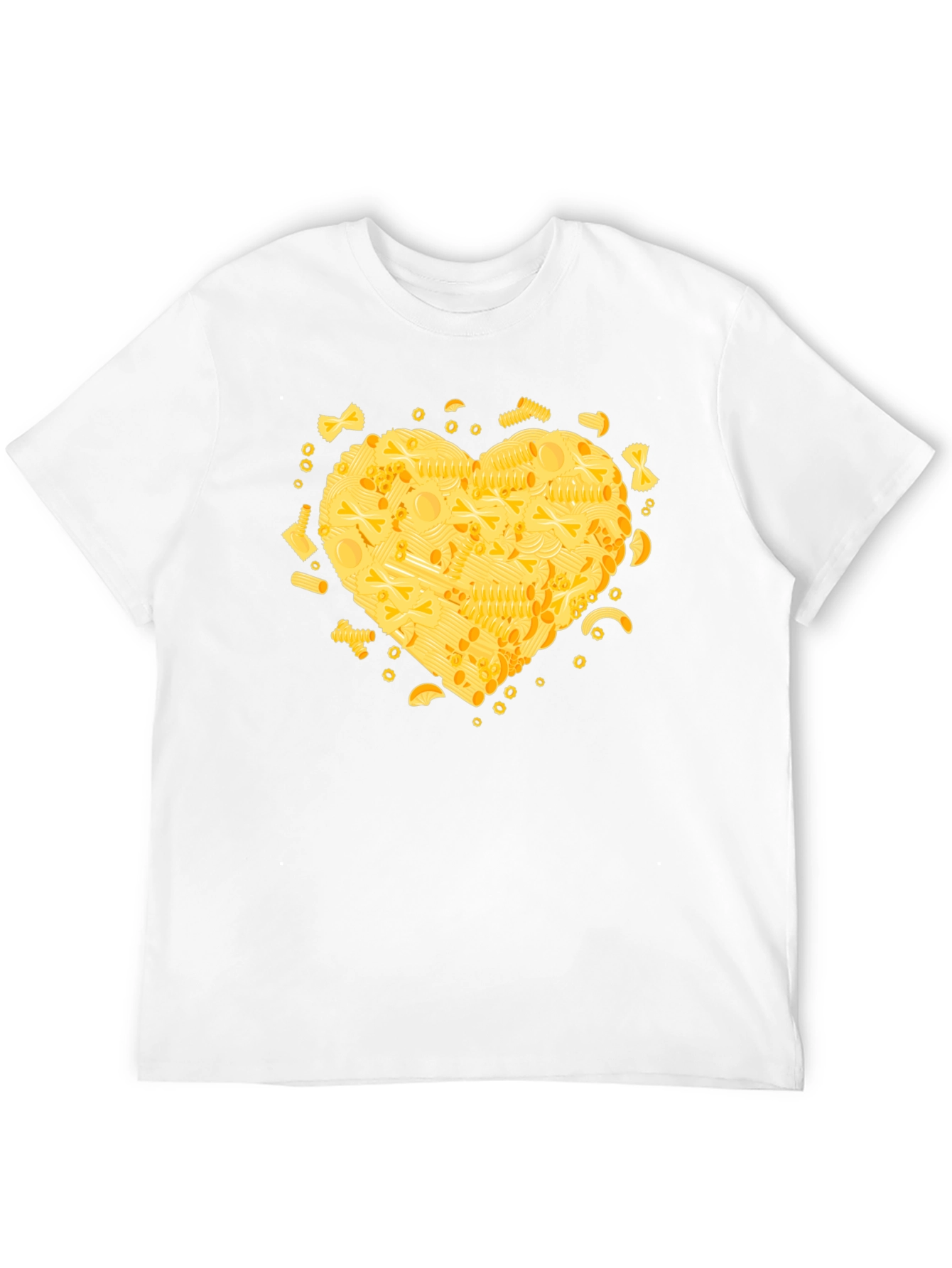 Pasta Heart T-Shirt - Foodie Love Graphic Tee