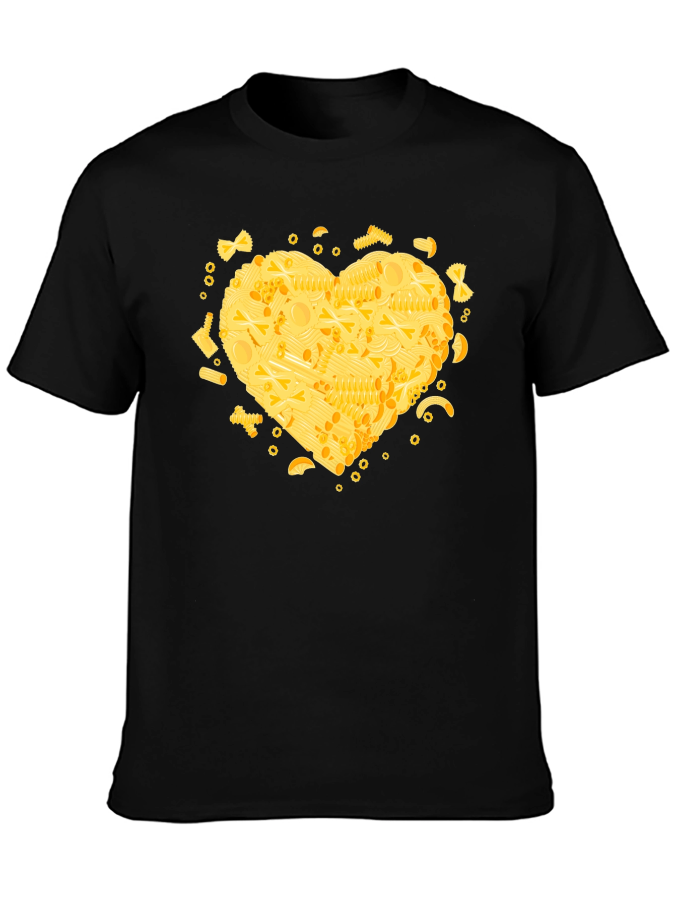 Pasta Heart T-Shirt - Foodie Love Graphic Tee